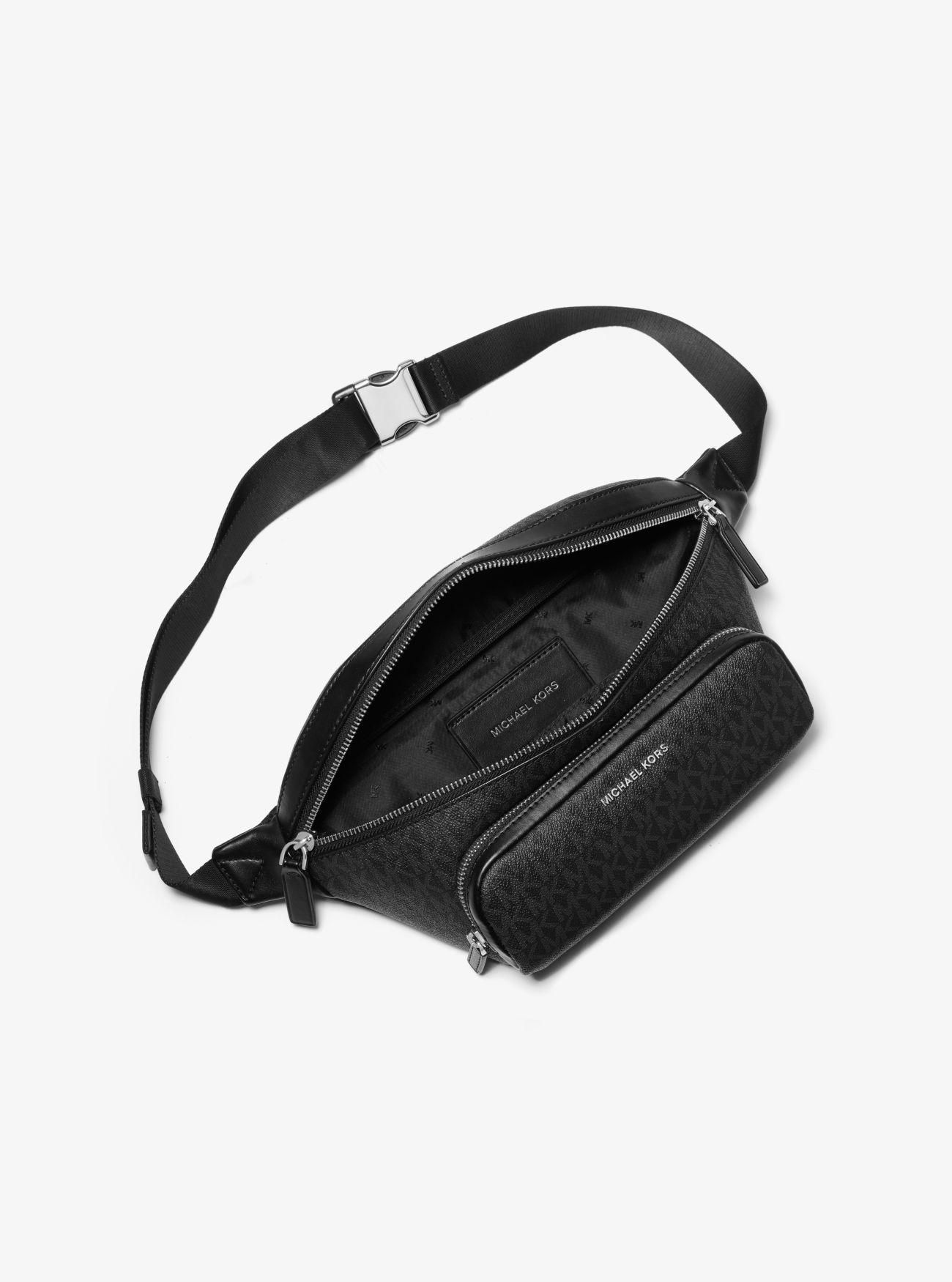 Michael Kors Cooper Logo Belt Bag in Black for Men Lyst UK