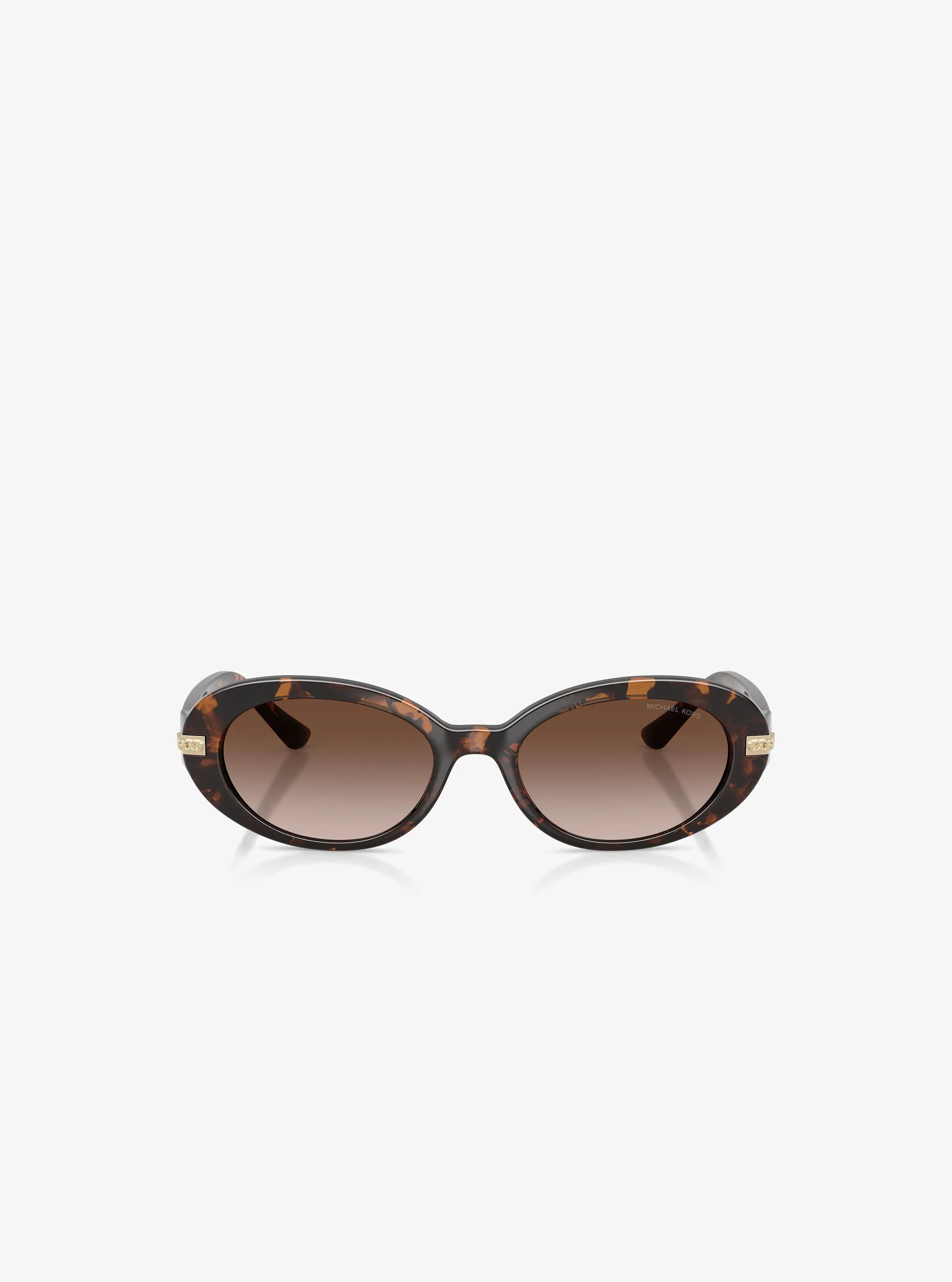 Michael Kors Ombre Brown to Clear Oversized Sunglasses Michael Kors Sunglasses MK2242D PEARL RIVER 300613 turtle  main image 2