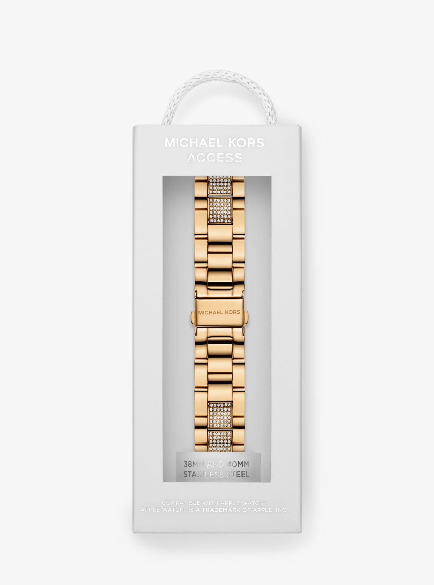 michael kors gold strap