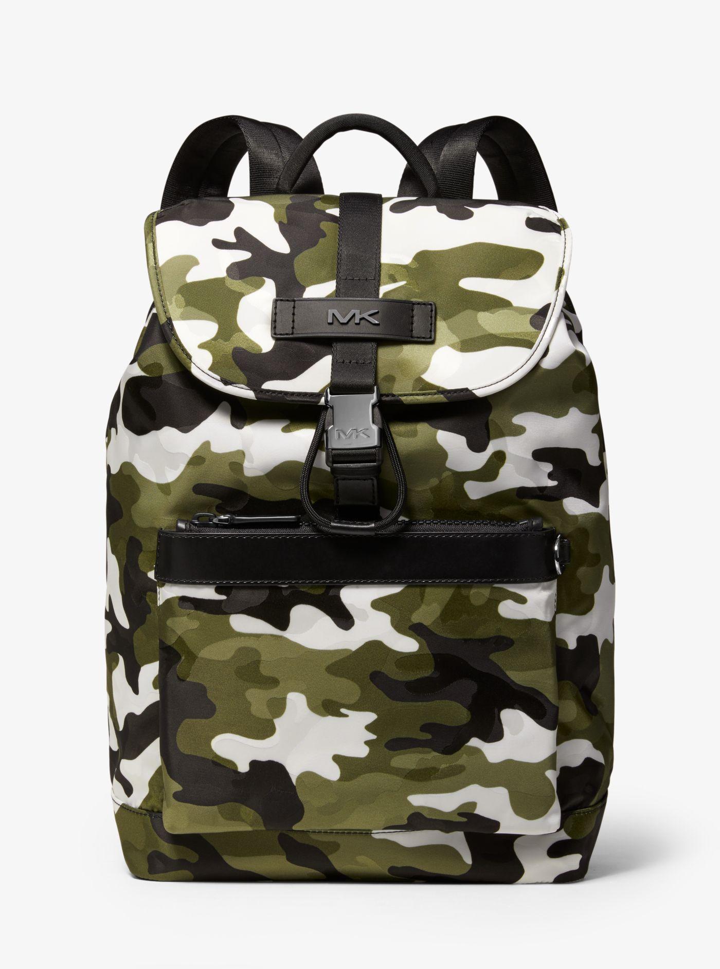 Sac à dos Kent en nylon à jacquard camouflage Sac à dos Kent en nylon à jacquard camouflage