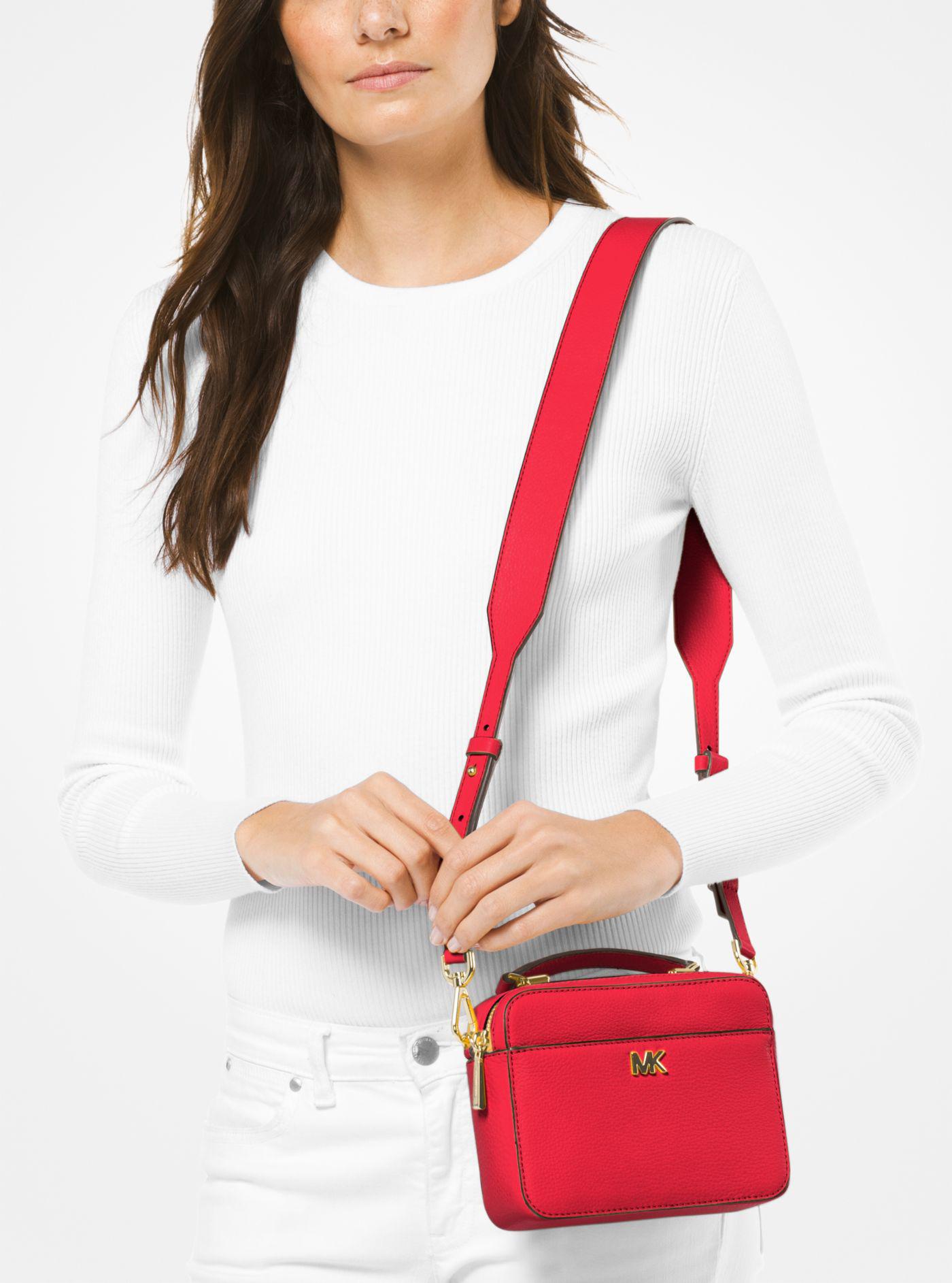 Mott Mini Pebbled Leather Crossbody Bag IUCN Water