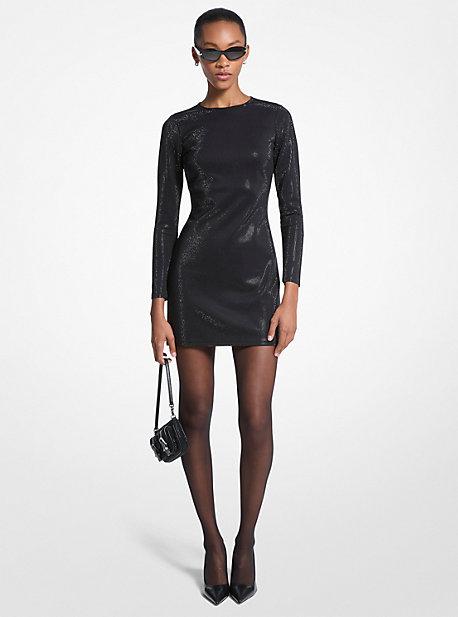 Michael Kors Faux Leather Dresses for Women | Lyst