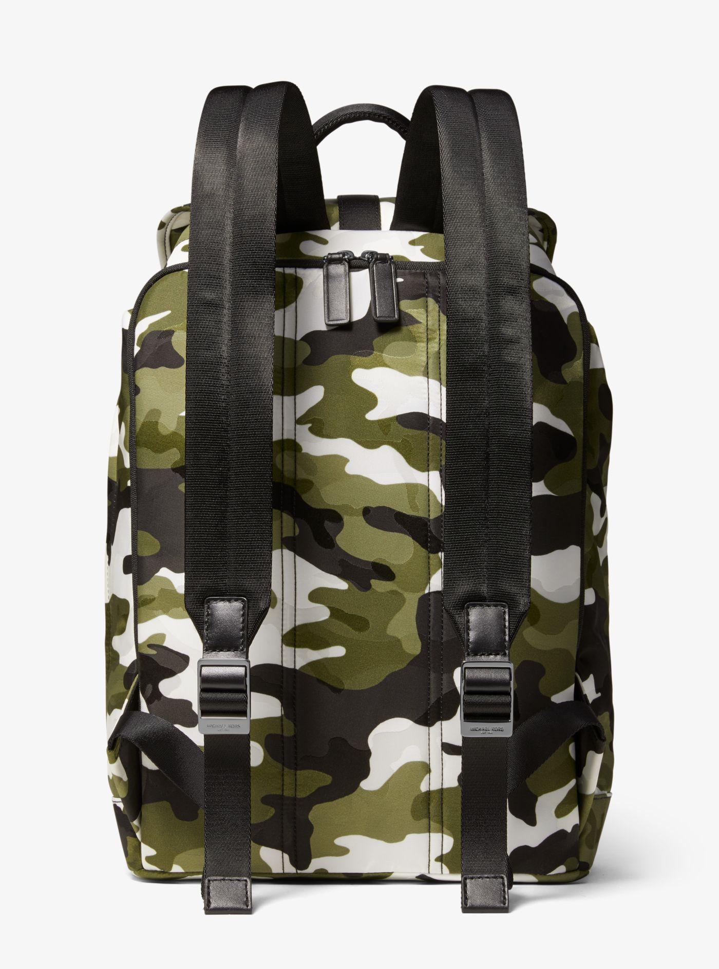 Sac à dos Kent en nylon à jacquard camouflage Sac à dos Kent en nylon à jacquard camouflage