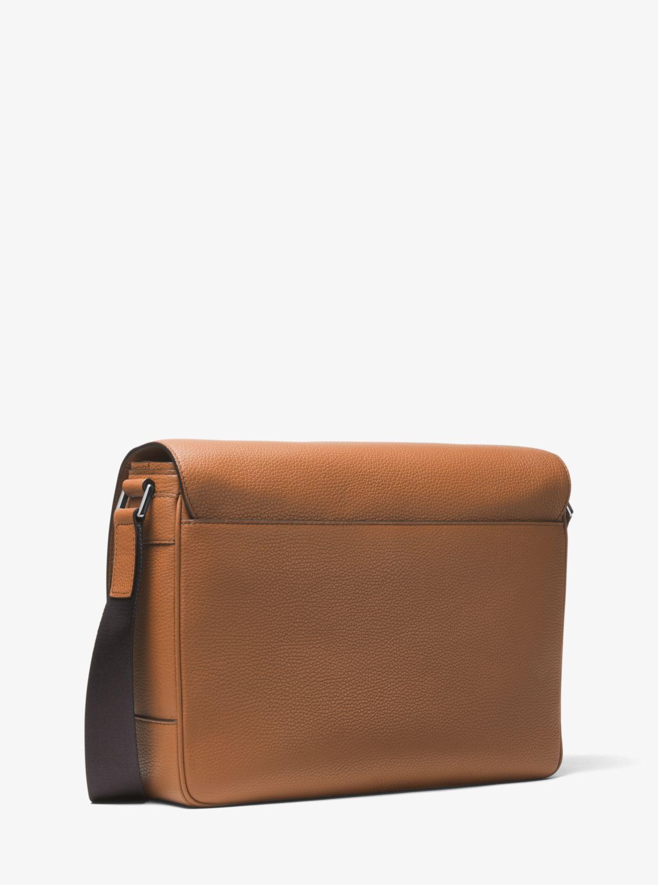 bryant large leather messenger