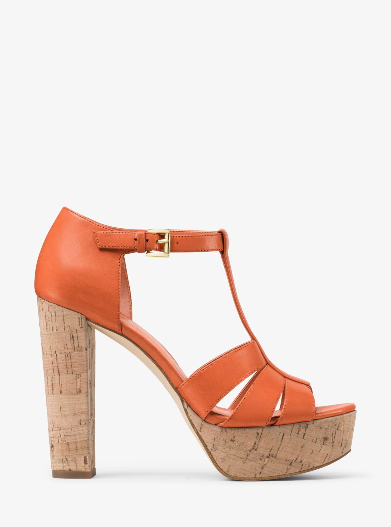 michael kors heels orange