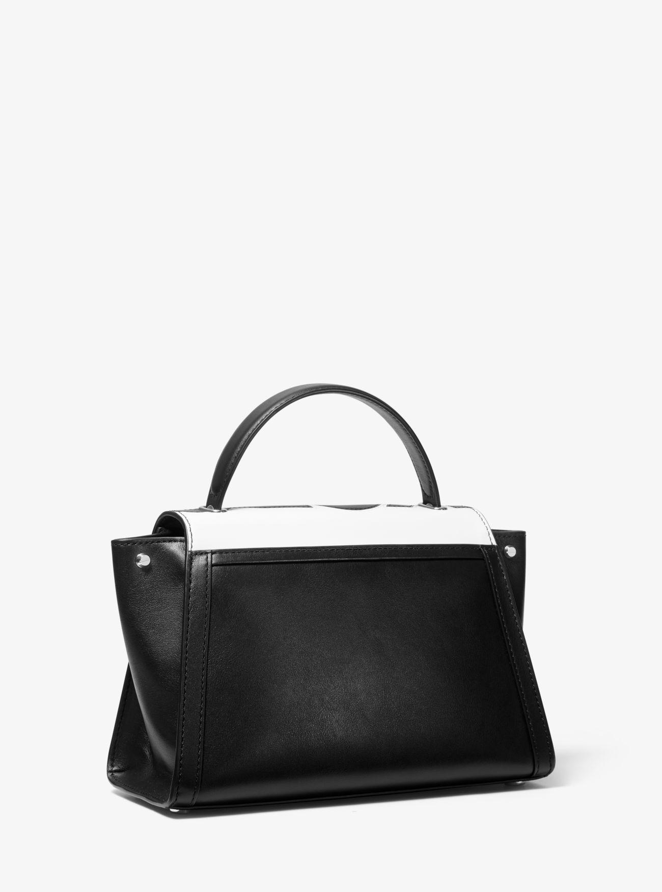 whitney medium graphic logo satchel