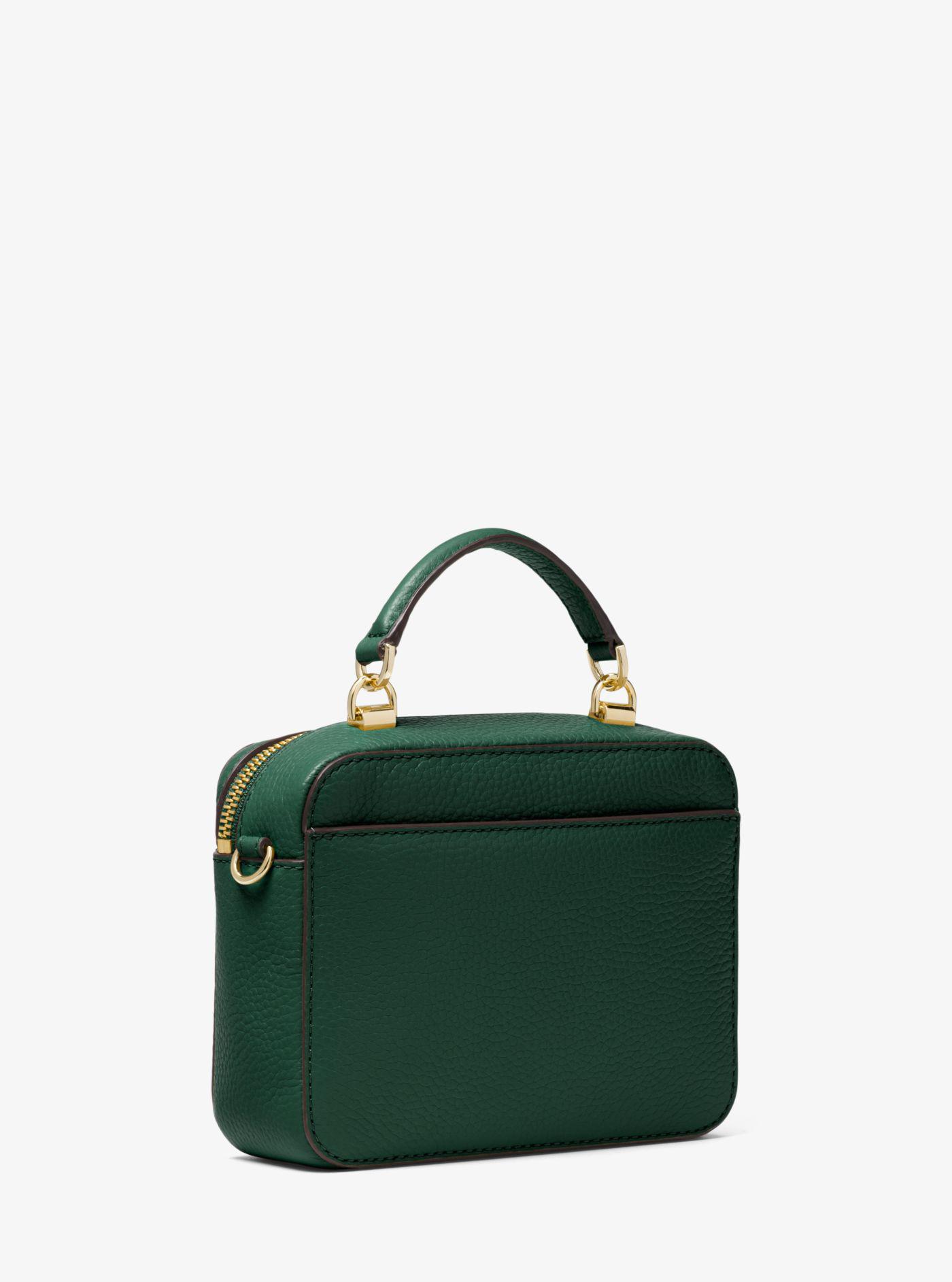 mott mini logo and leather crossbody