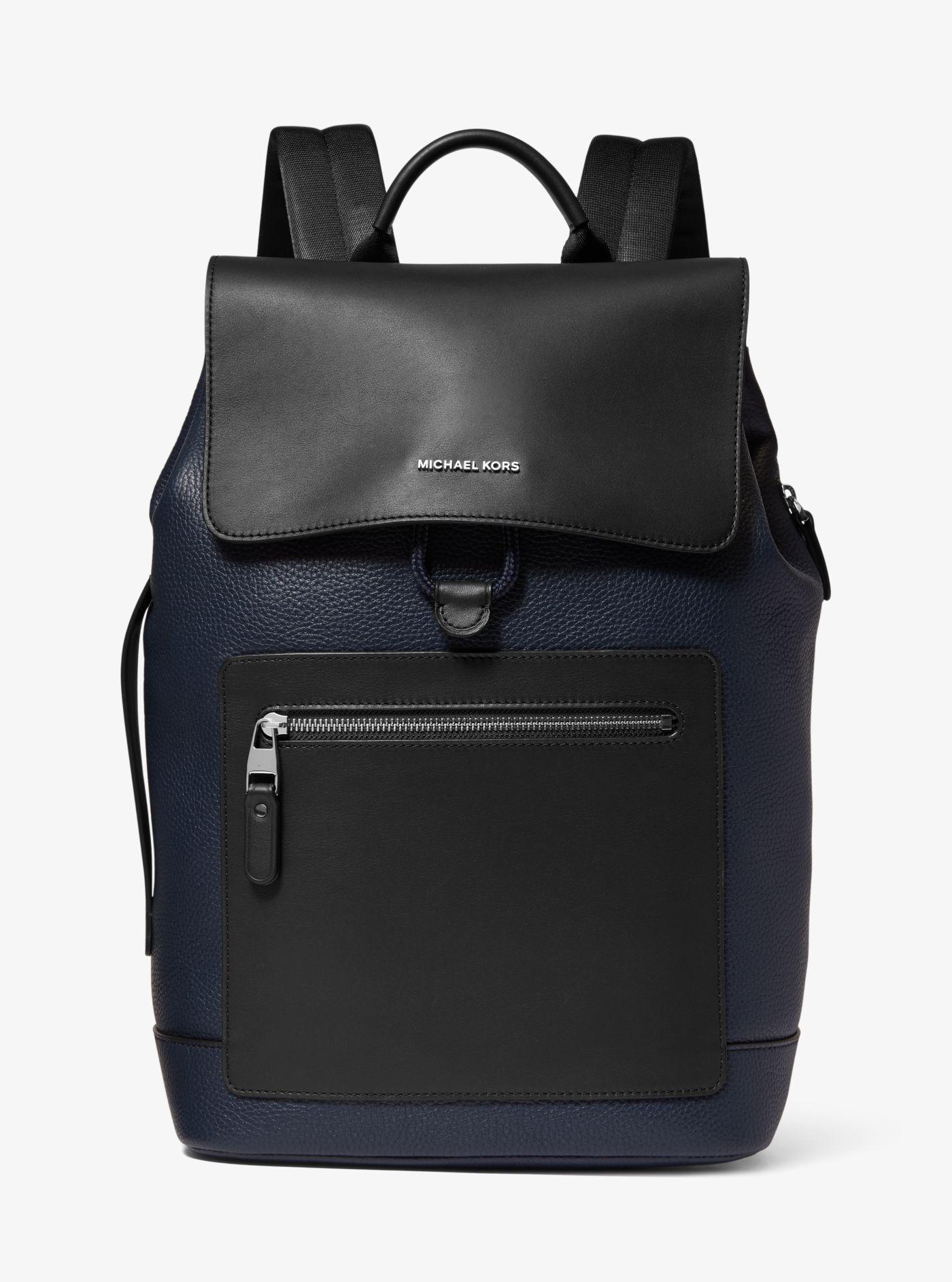 navy blue mk backpack