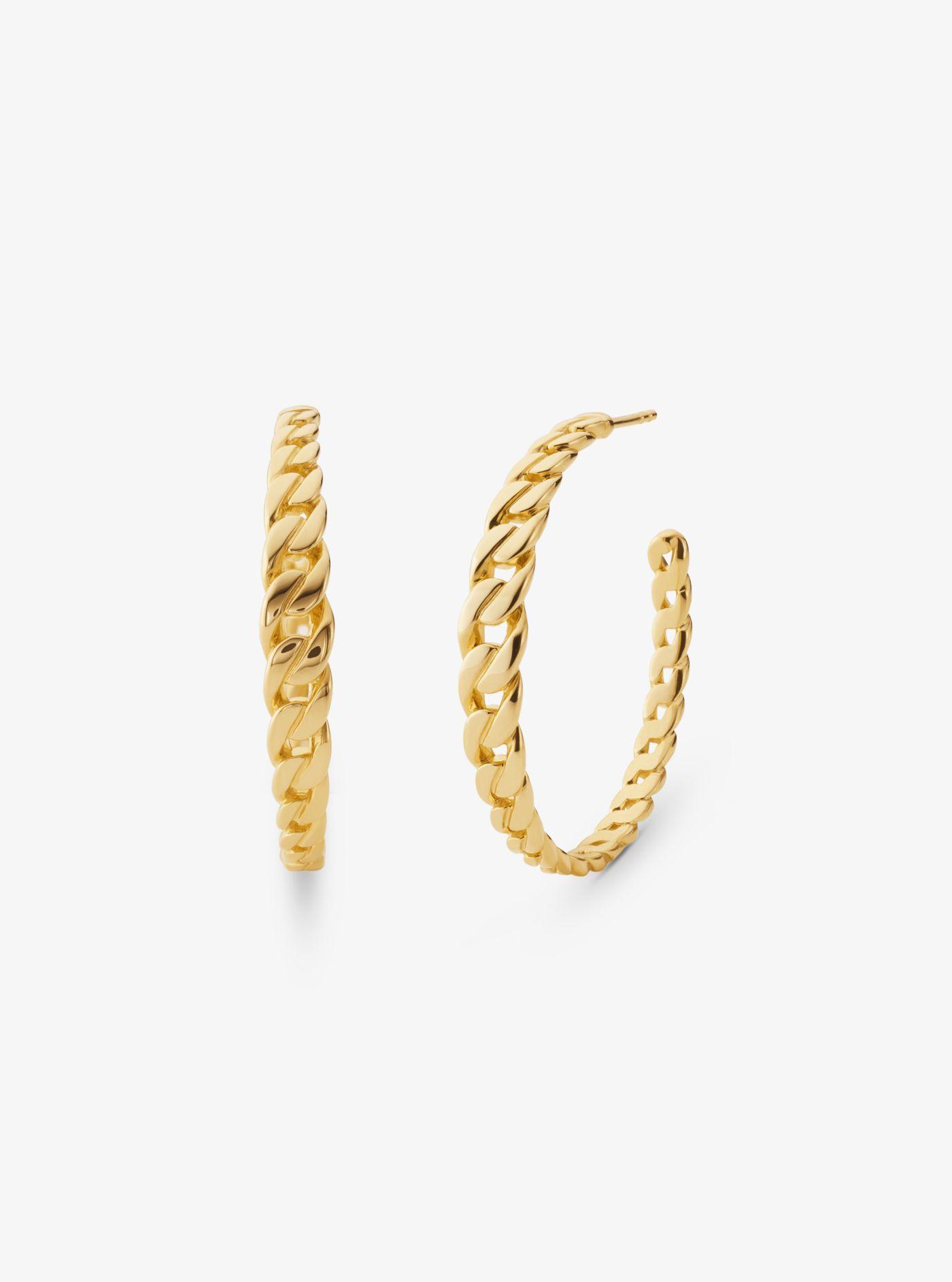 Michael kors earrings best sale hoops