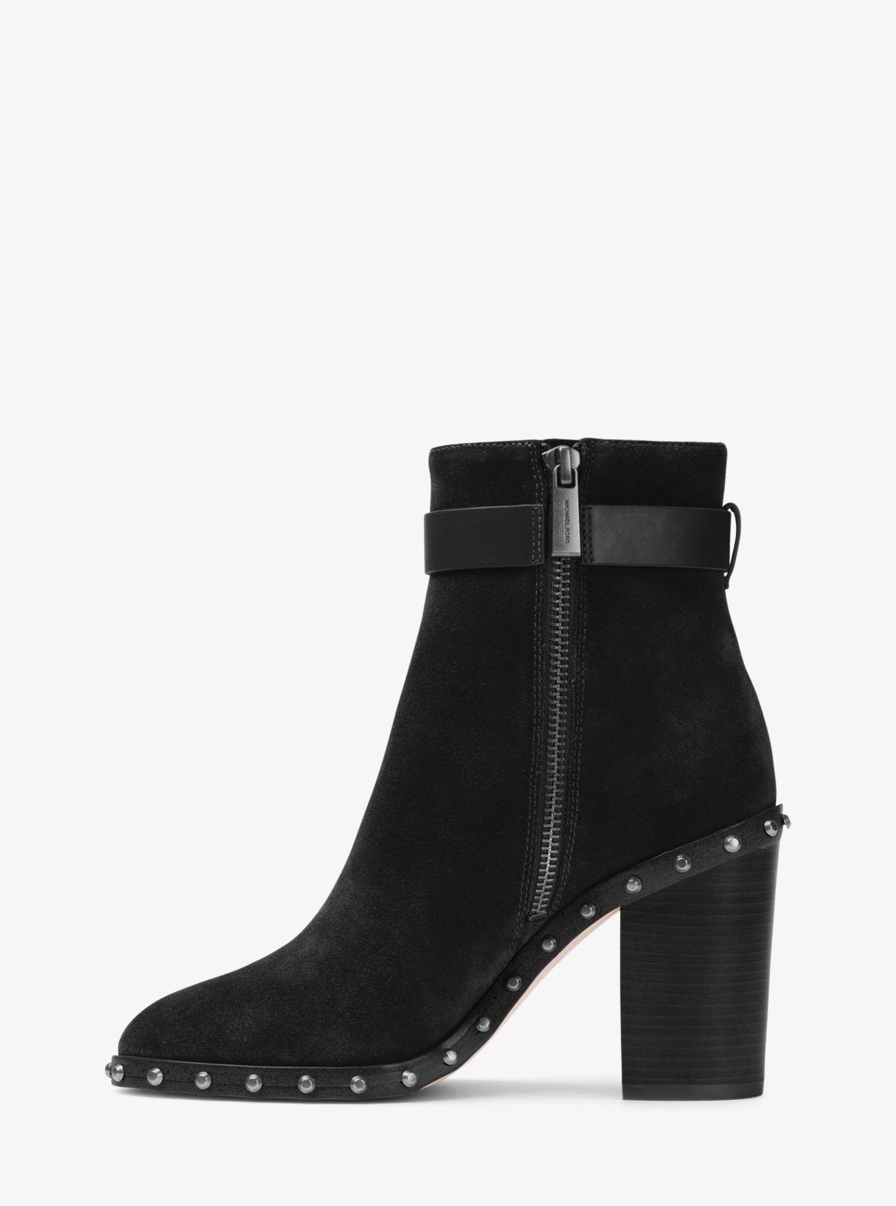 michael kors livvy suede ankle boot