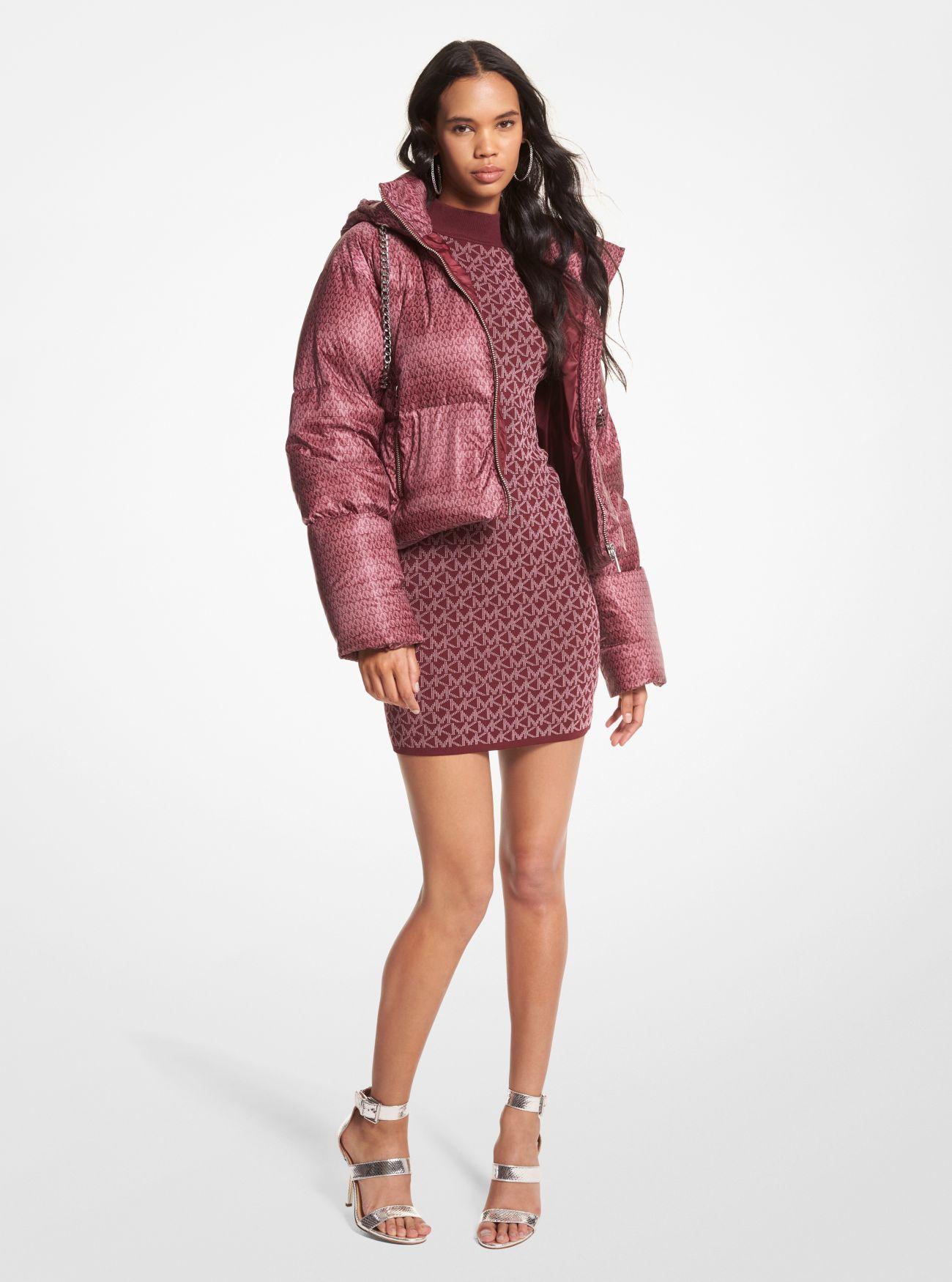 Michael Kors Logo Quilted Puffer Jacket in Red Lyst UK