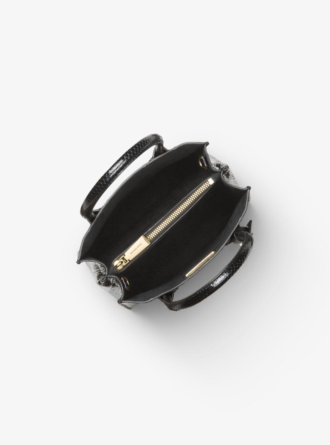 mercer snakeskin crossbody