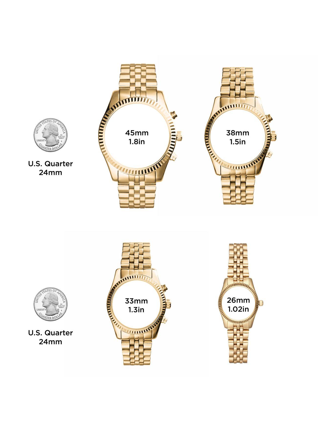 Michael Kors Lexington Gold-tone And 