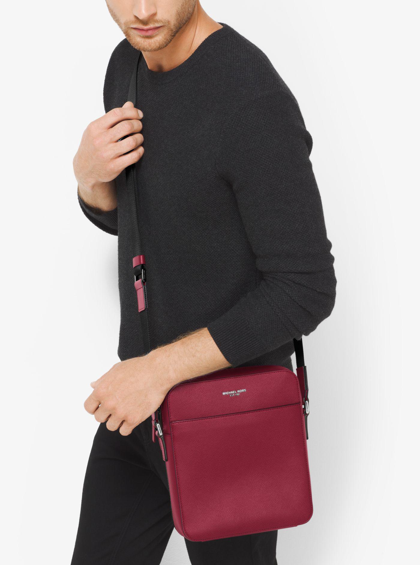 michael kors harrison flight bag