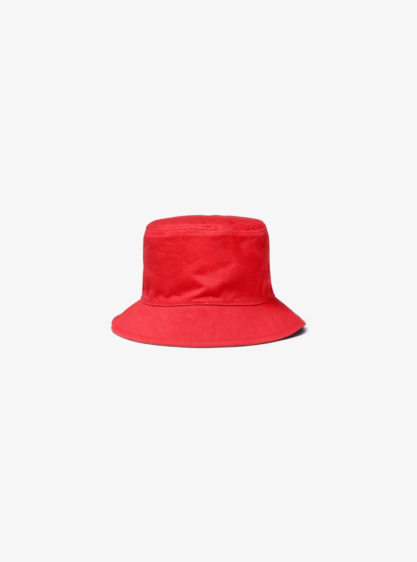 Cotton Reversible Logo Bucket Hat 