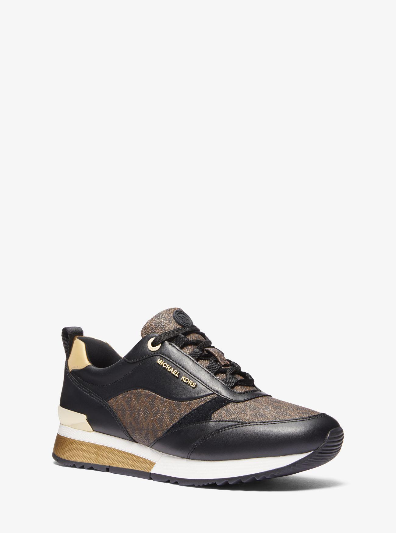 Michael kors allie glitter hotsell sneakers