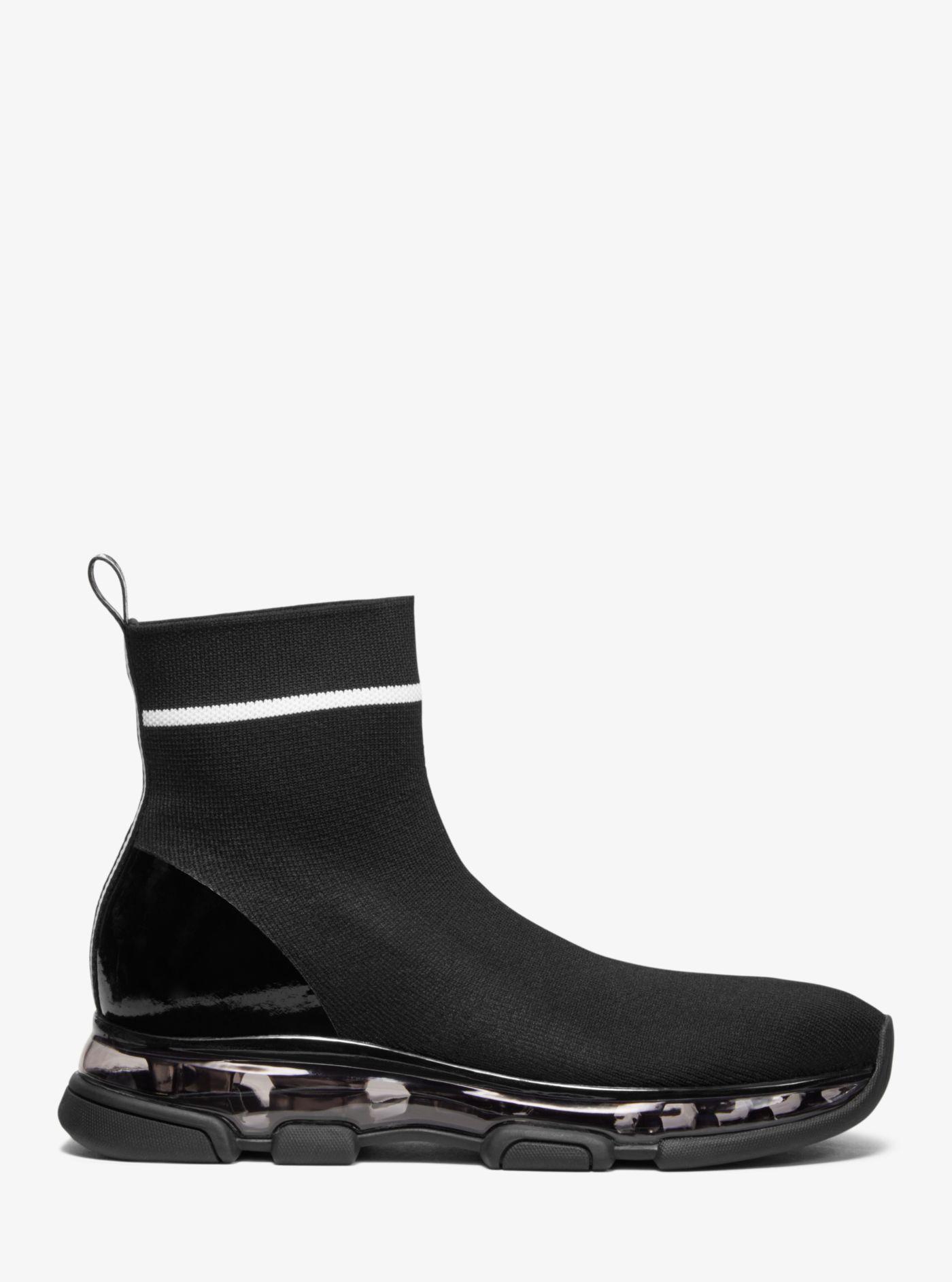 Michael kors hotsell black sock shoes