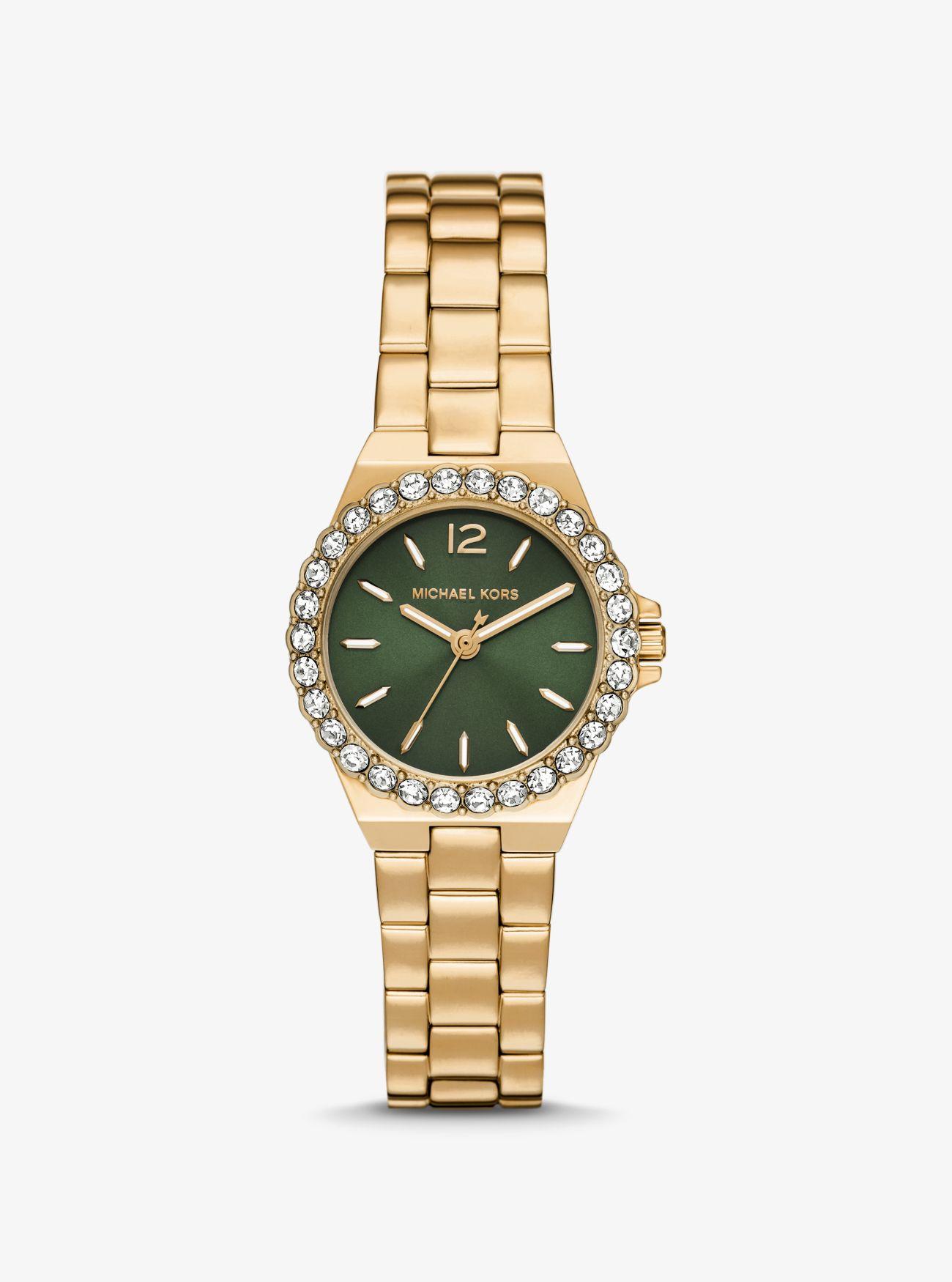 Michael Kors Mk7395 Lennox Three hand Gold tone Stainless