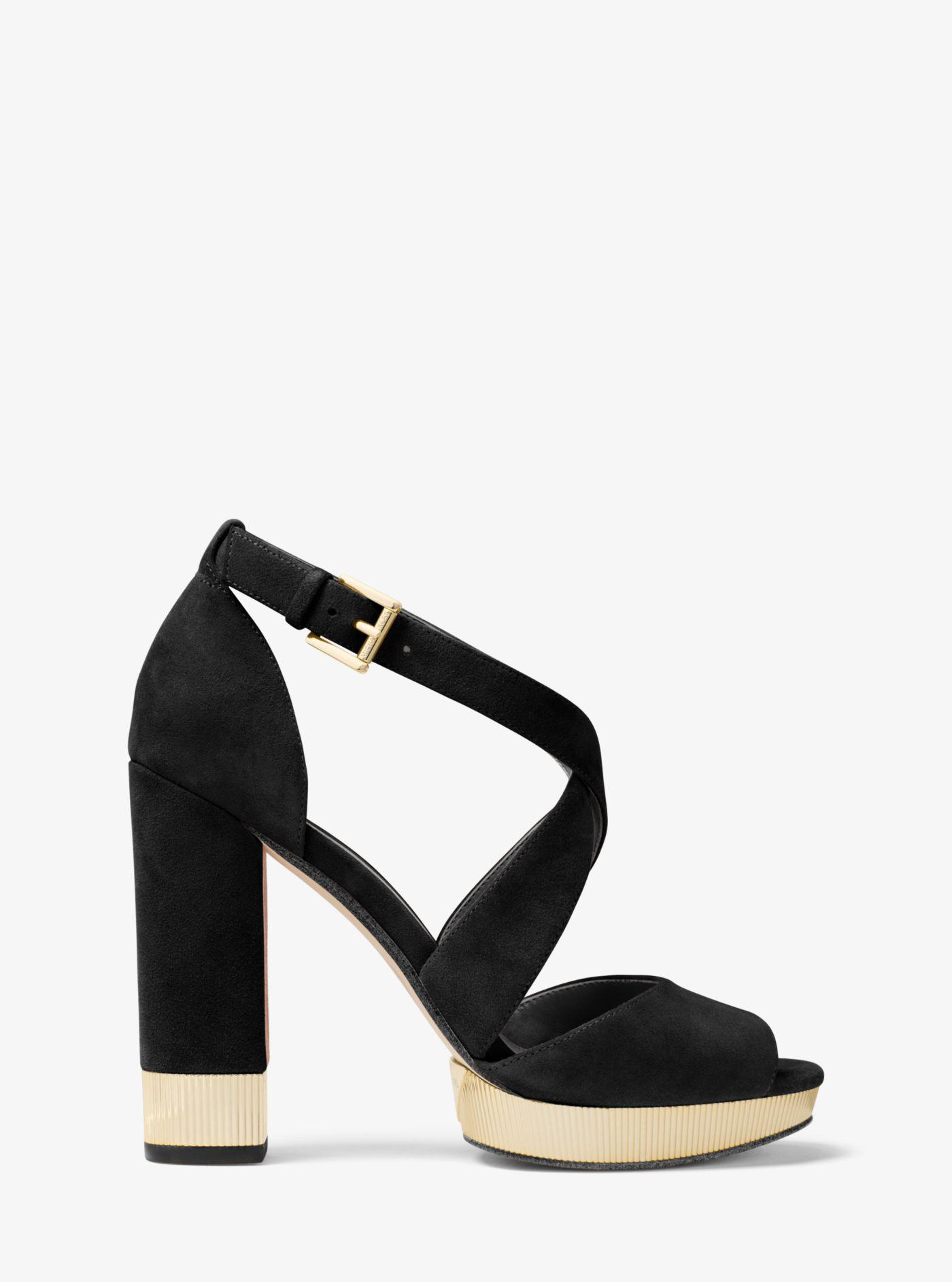 valerie suede platform sandal