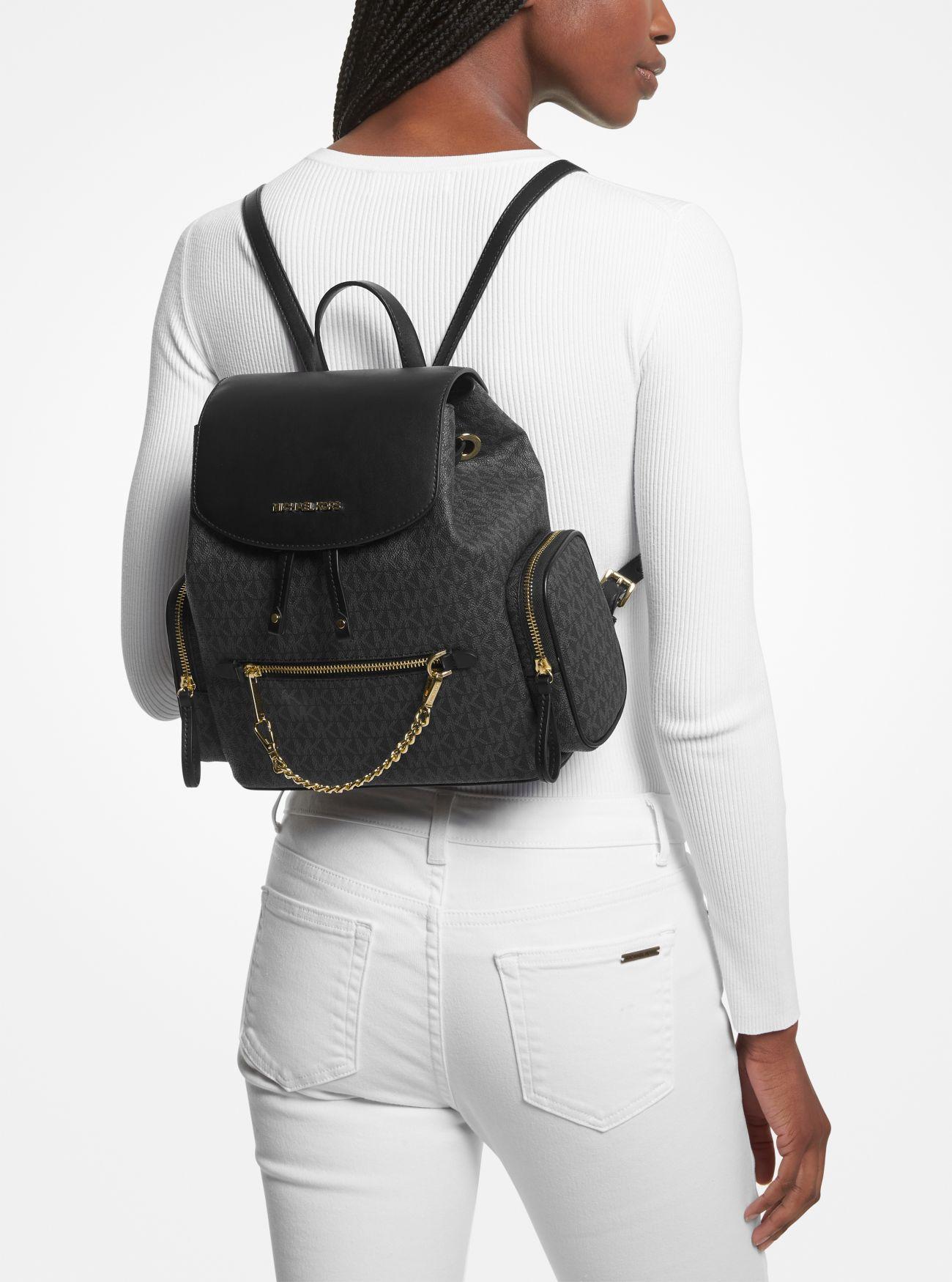 Michael Kors Jet Set Medium Logo Backpack in Black | Lyst UK