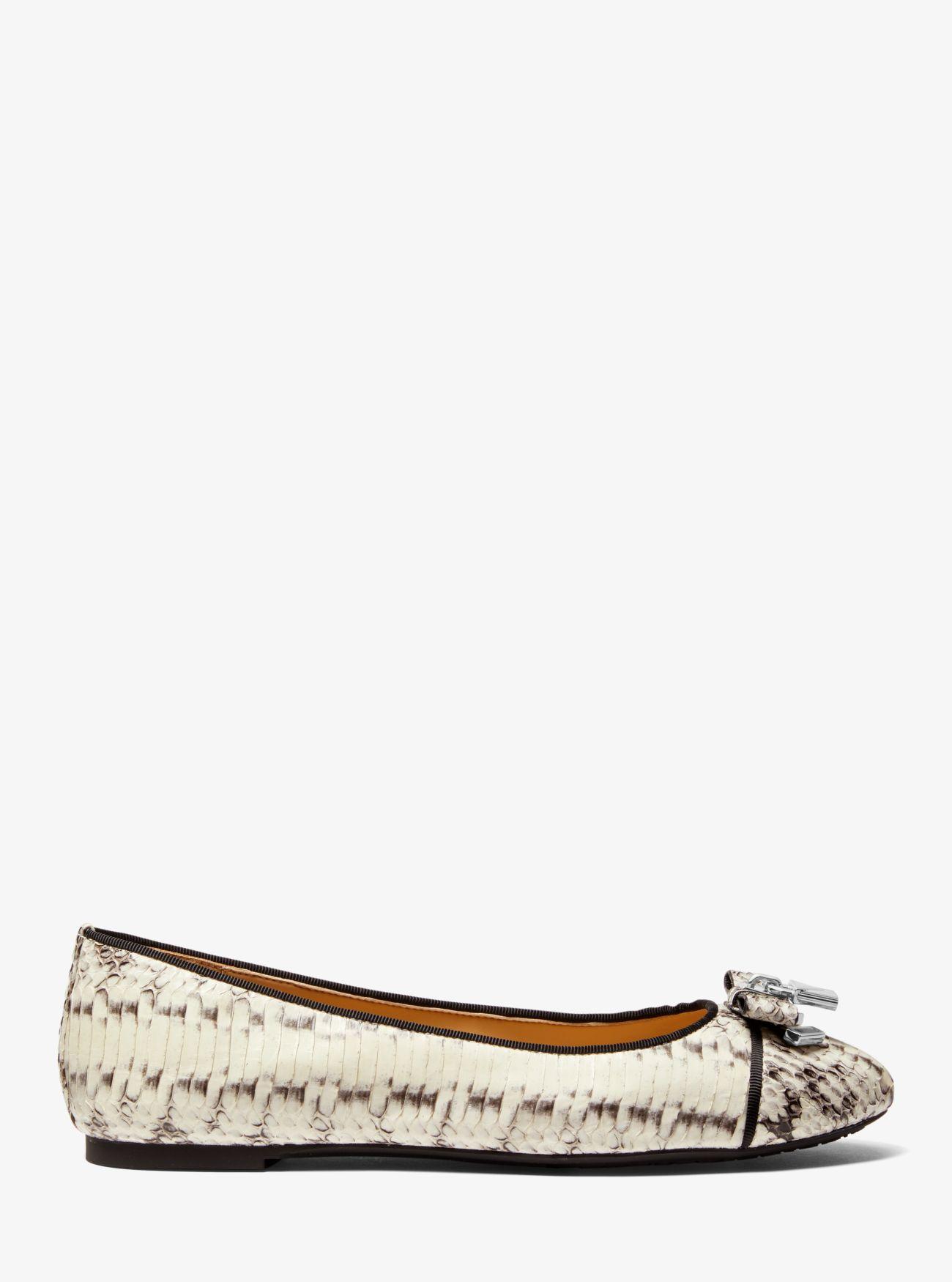alice leather ballet flat michael kors