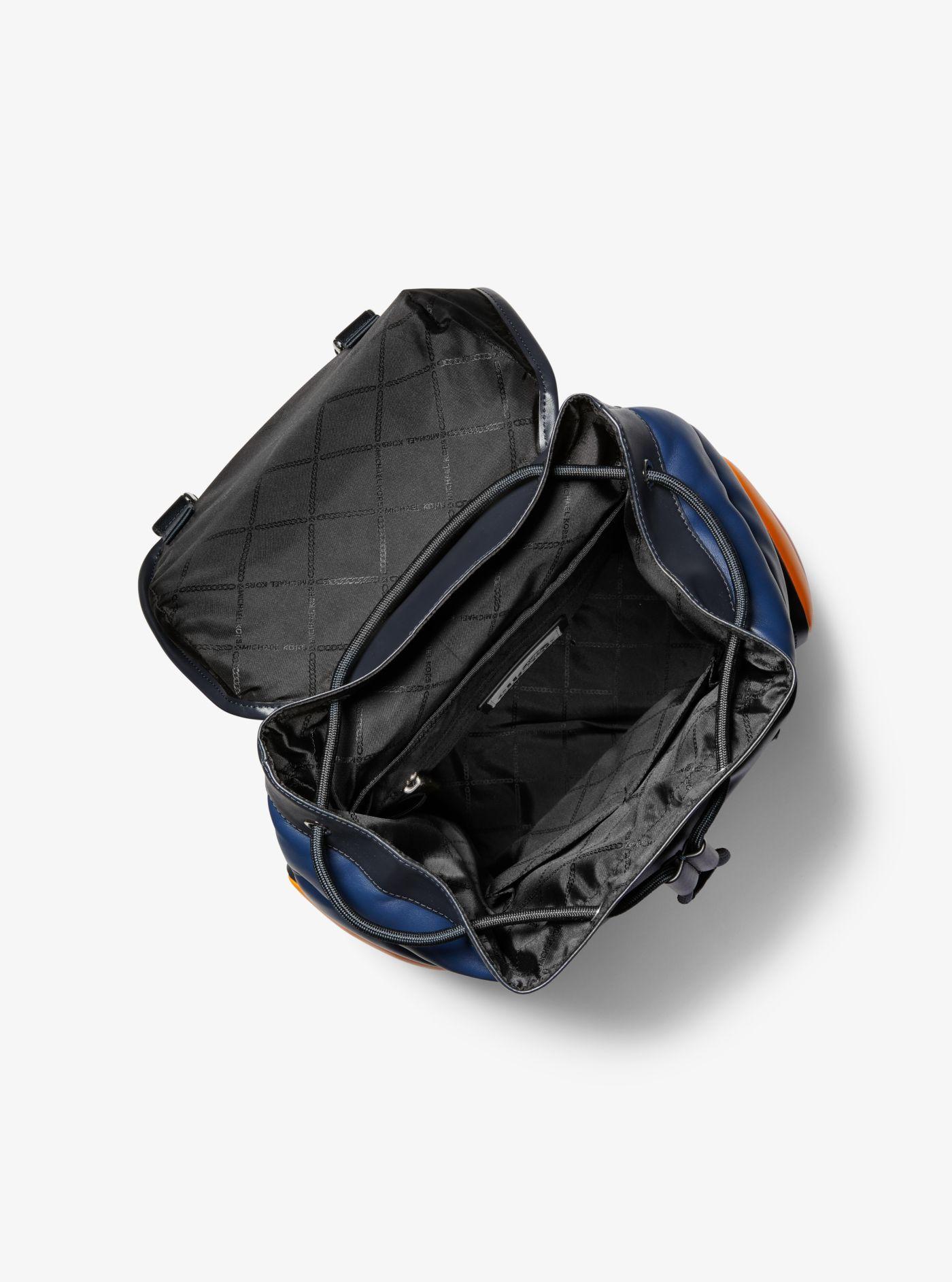 Style & Co Hudsonn Blue Faux Leather Backpack Style&co. Faux Leather Exterior Blue Bags & Handbags for  main image 2