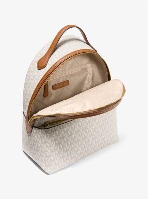 Michael Kors Sheila Medium Logo Backpack in Natural | Lyst display picture 1