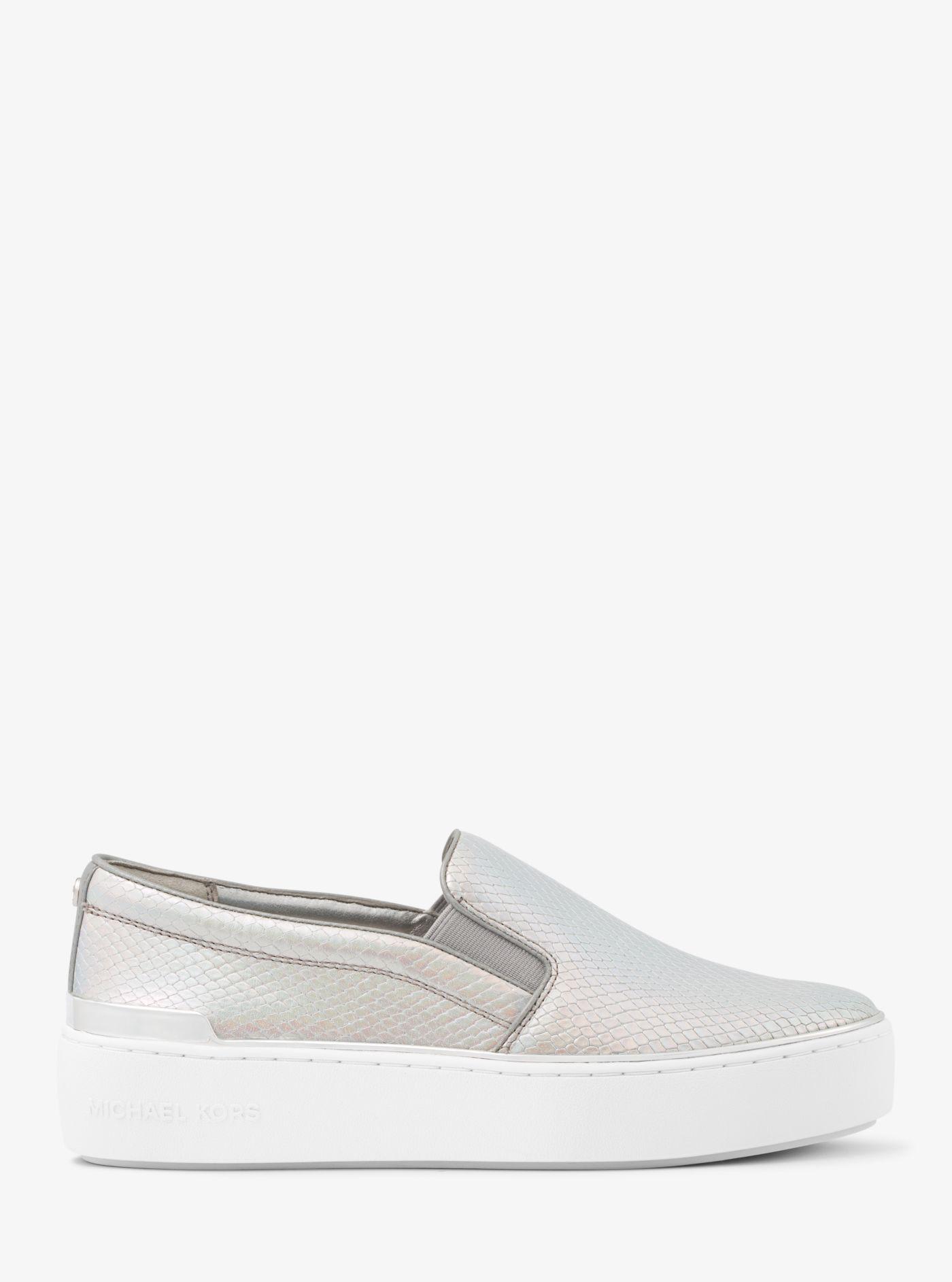 michael kors iridescent sneakers