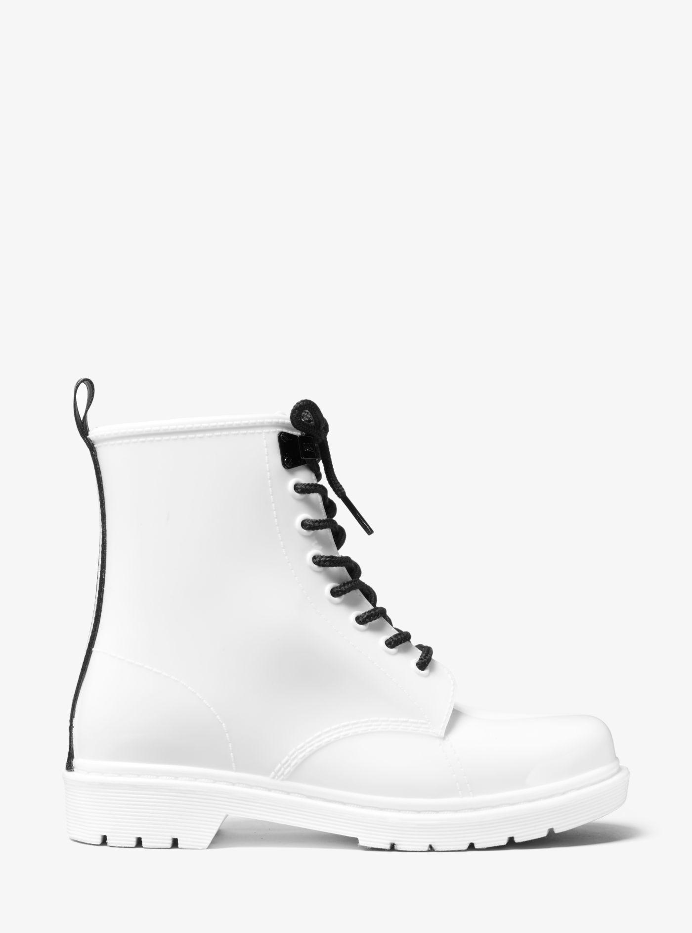 michael kors white boots