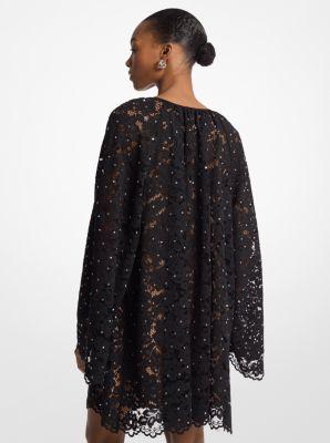 Vestido Para Bautizo Mujer Vestido Michael Kors Floral Negro Con