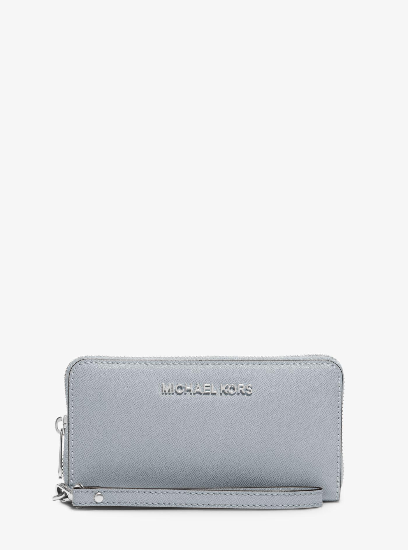 michael kors wallet dusty blue