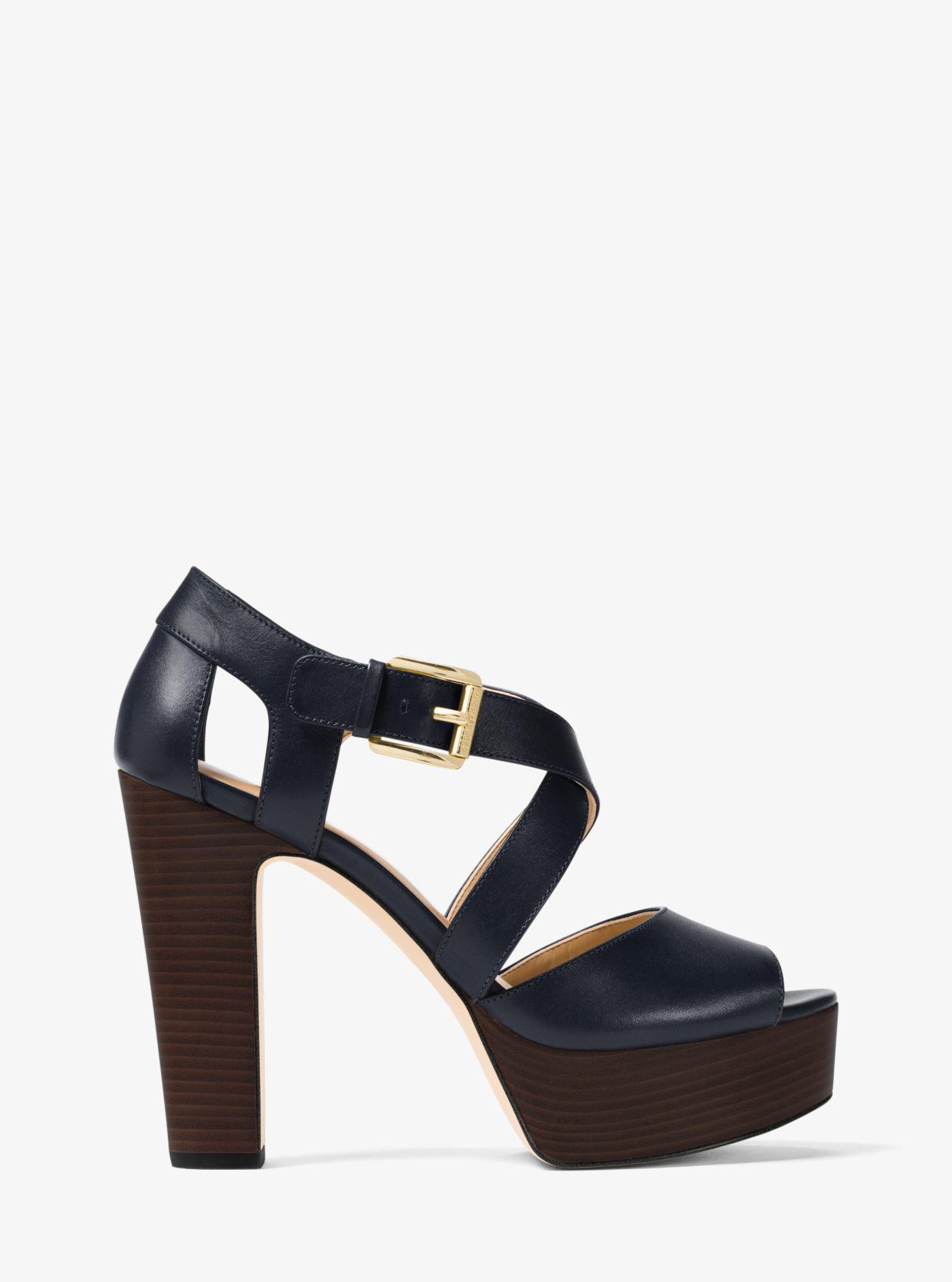 jodi leather platform sandal