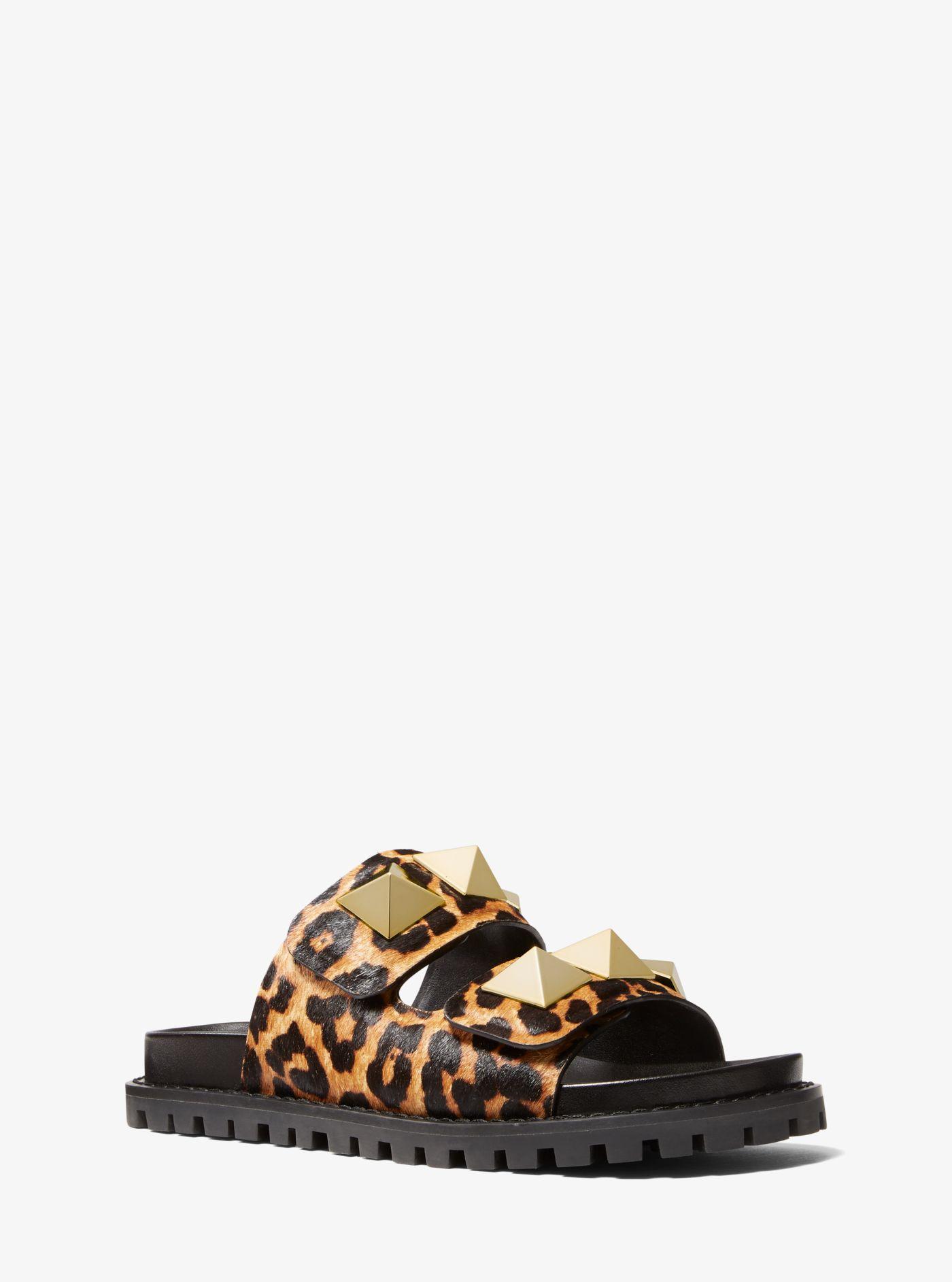 Zapatos De Tacón Michael Kors Parker Estampado De Tigre Y Cuero
