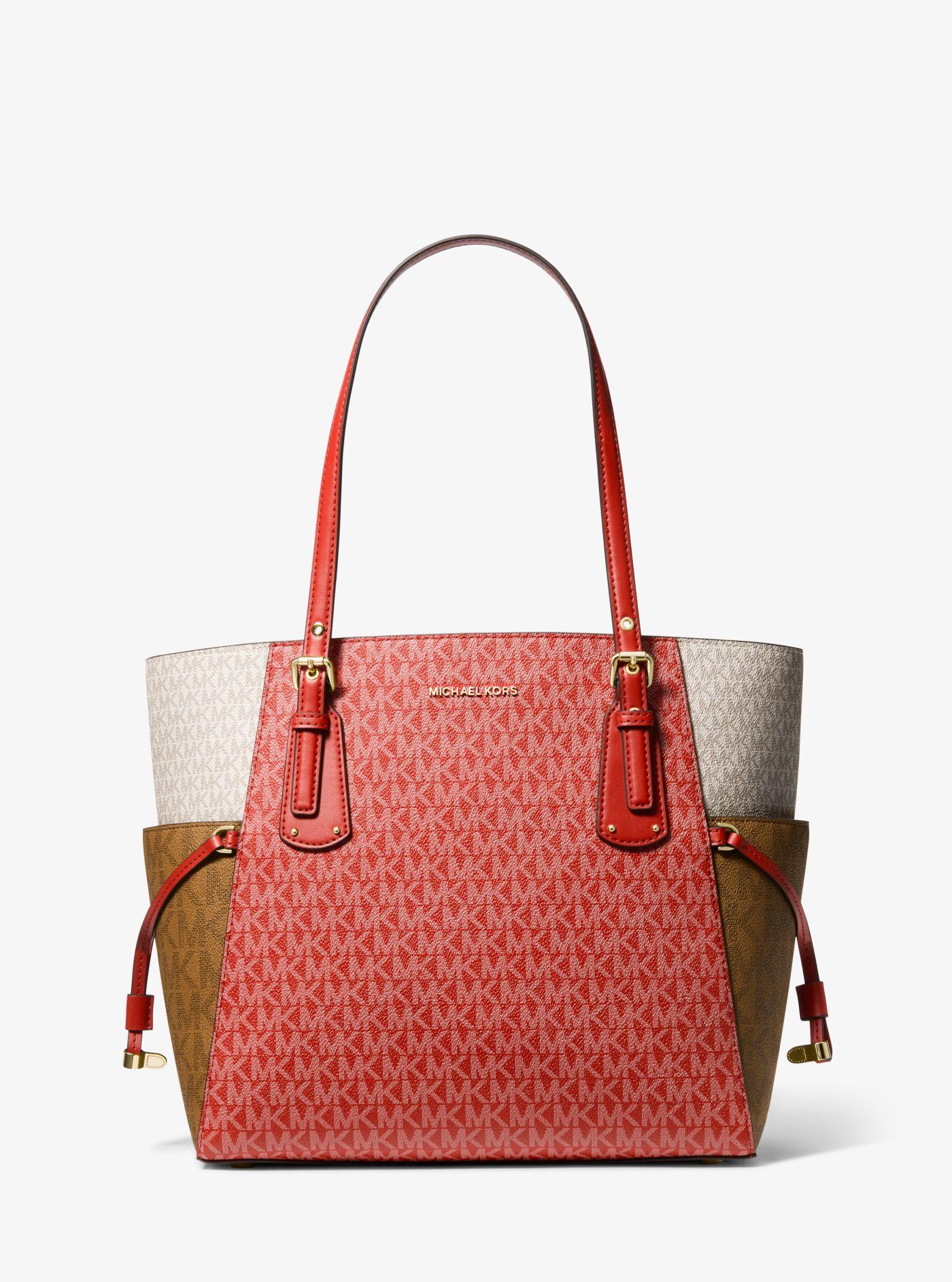 Michael kors voyager deals small logo tote