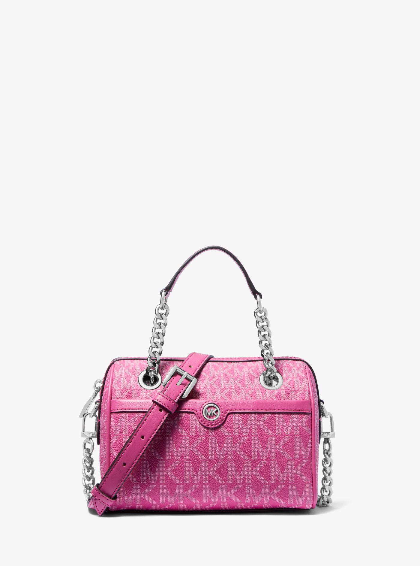 Michael Kors Blaire Extrasmall Logo Duffel Crossbody Bag in Pink Lyst
