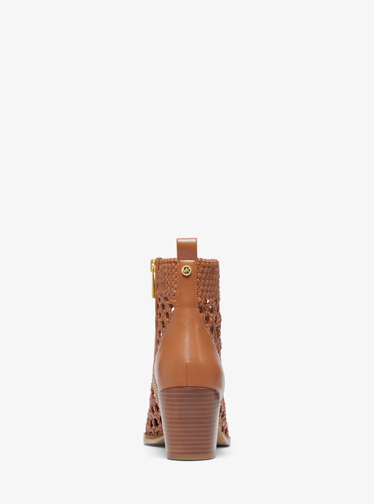 augustine woven ankle boot