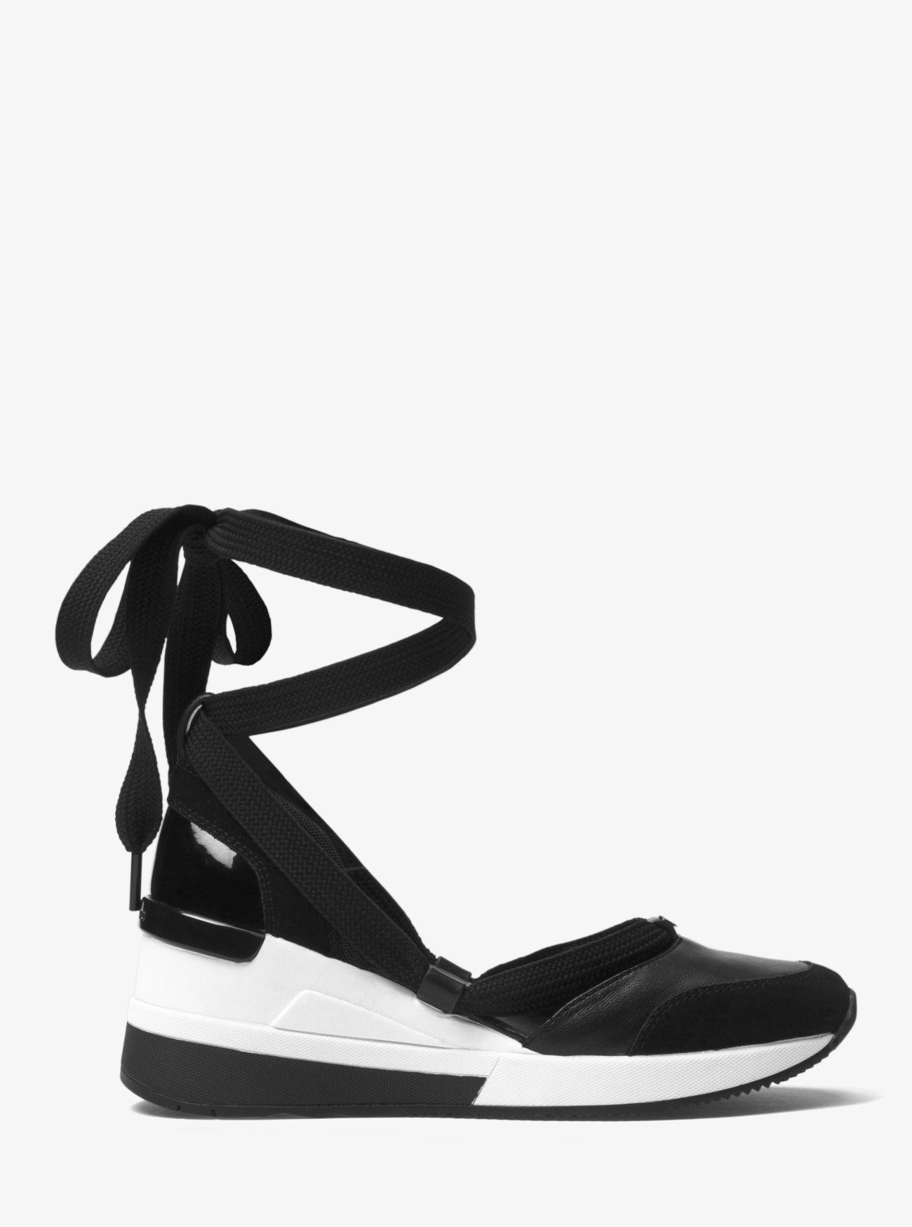 michael kors vega lace up sneaker