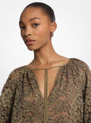 black lace with gold dress Black Faux Leather Spaghetti Strap Gold Chain Lace Up Double Slit Dress