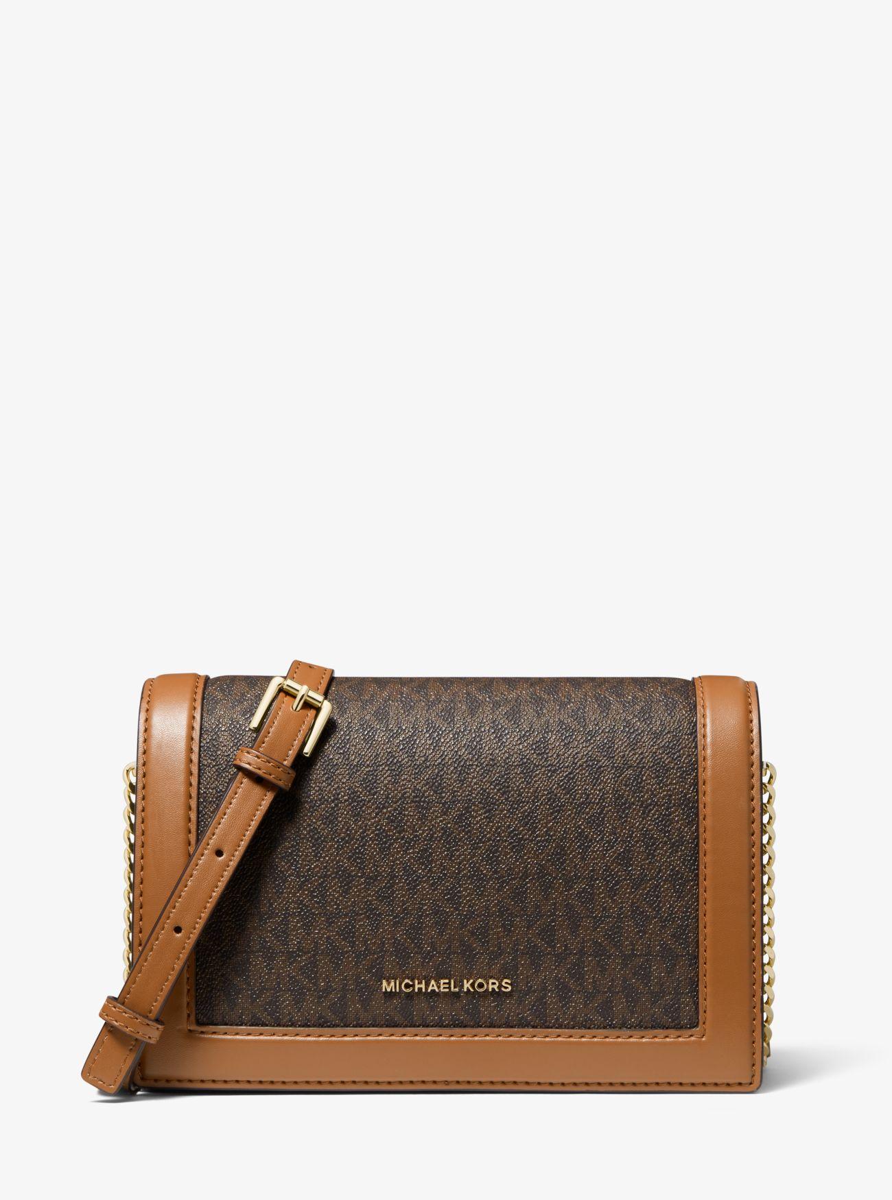 Michael kors jet hotsell set large logo crossbody