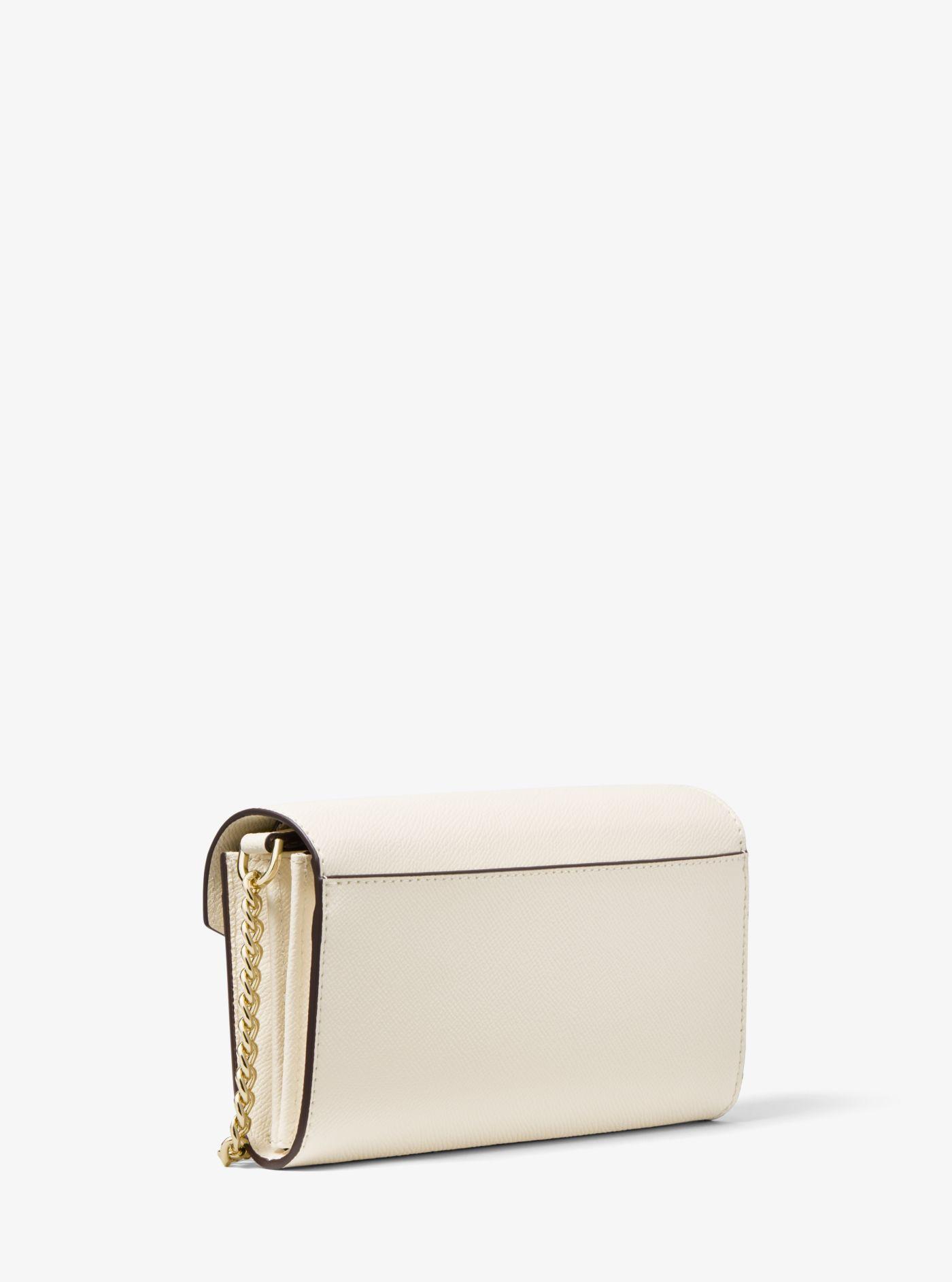 Michael Kors Jet Set Large Crossgrain Leather Convertible