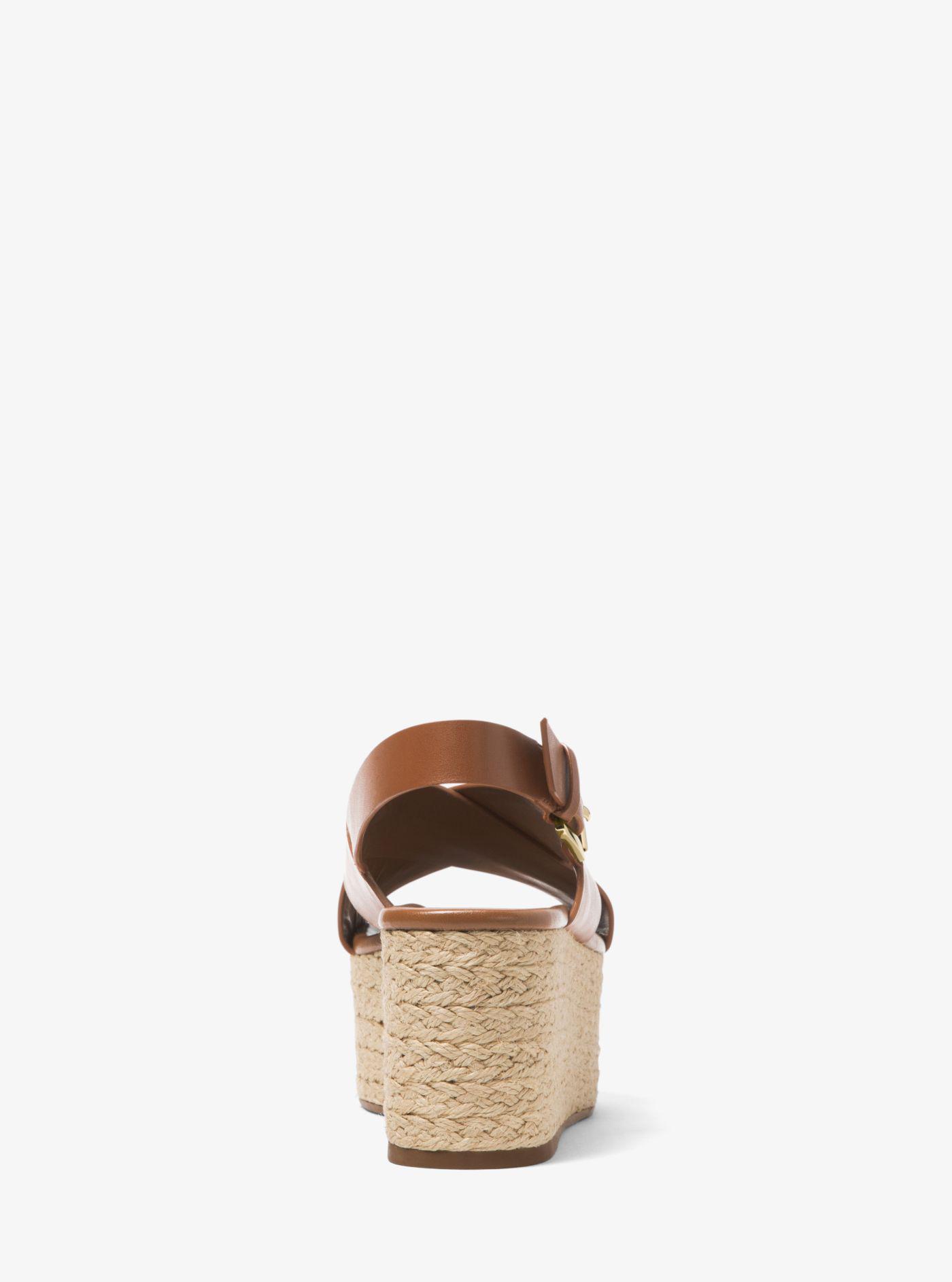 jodi leather espadrille wedge