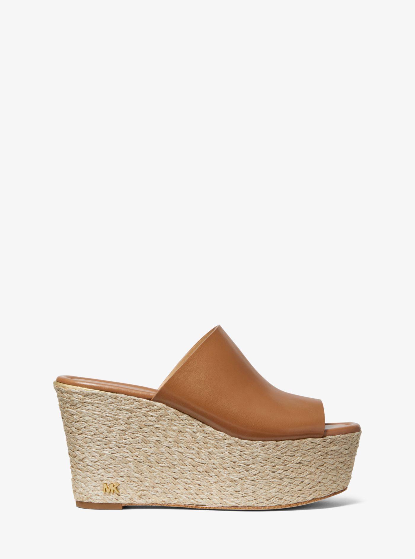 cunningham leather wedge