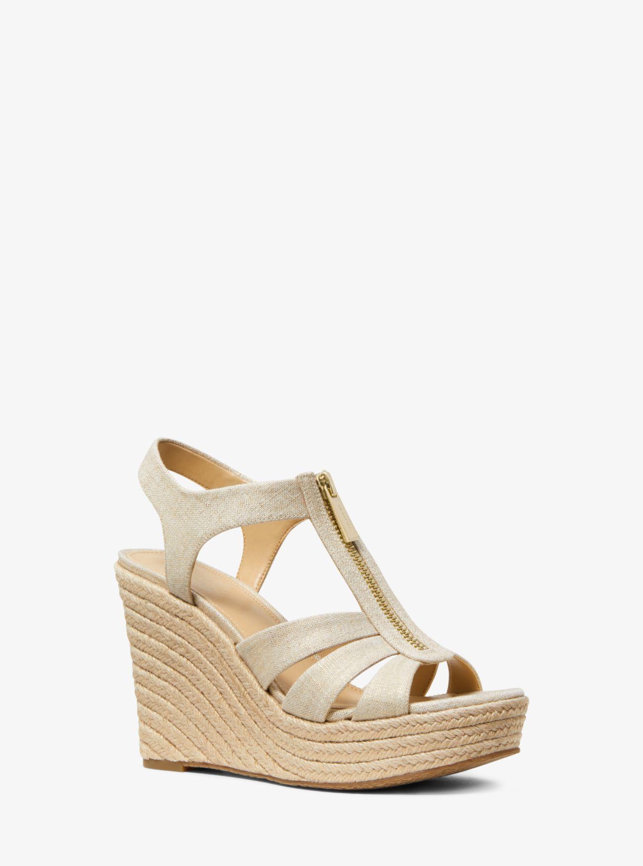 Michael kors berkley sale espadrille wedge sandal