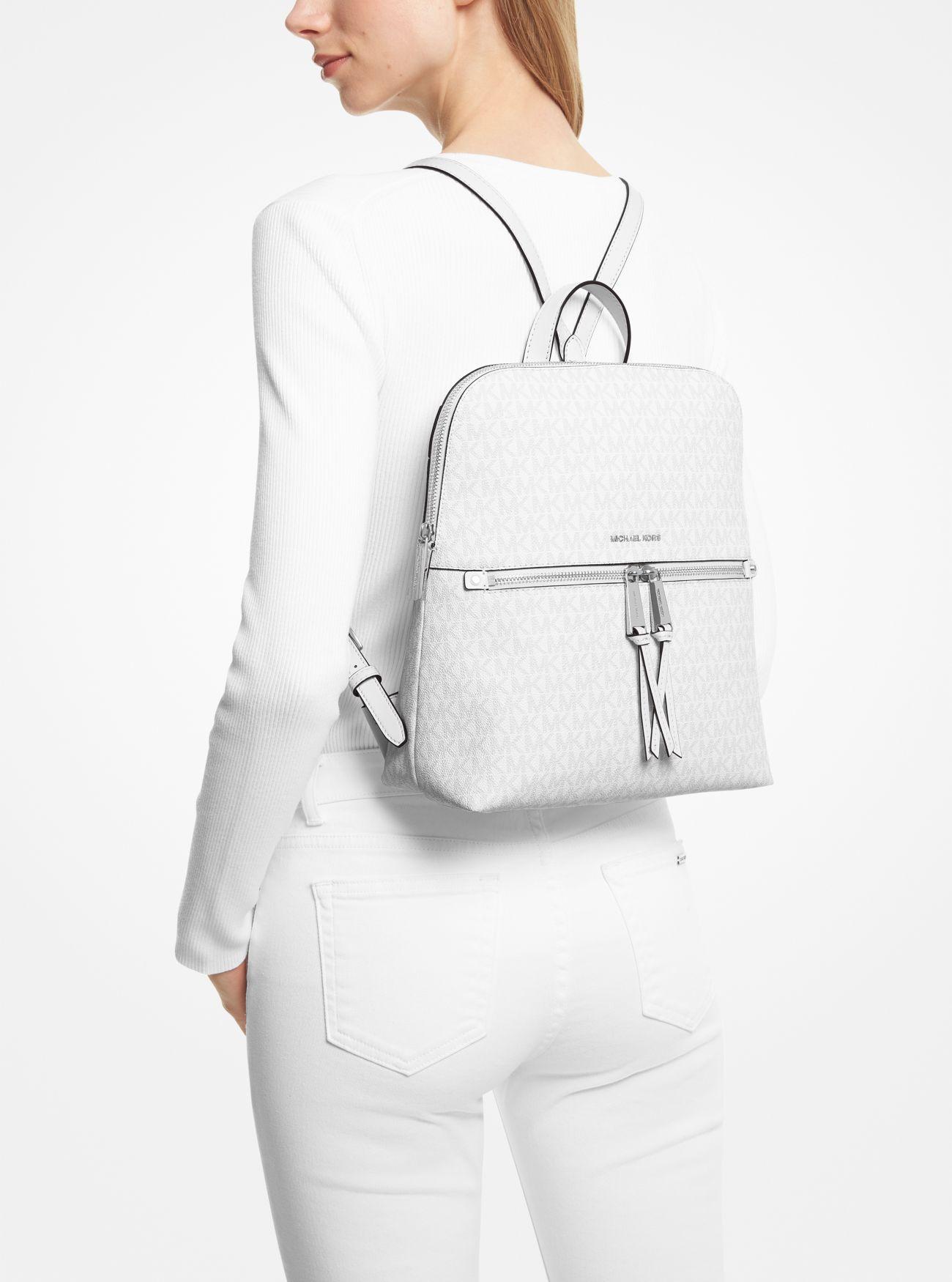 Michael kors rhea slim backpack black online