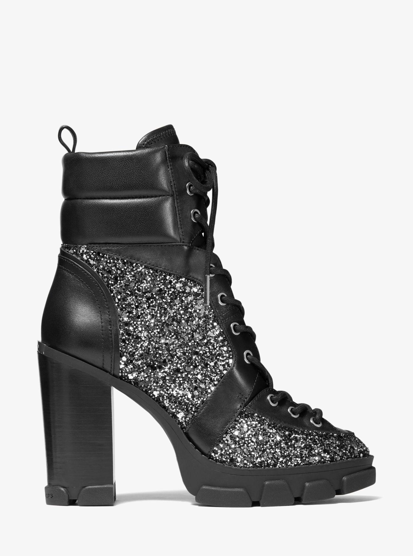 Michael kors shop glitter bootie