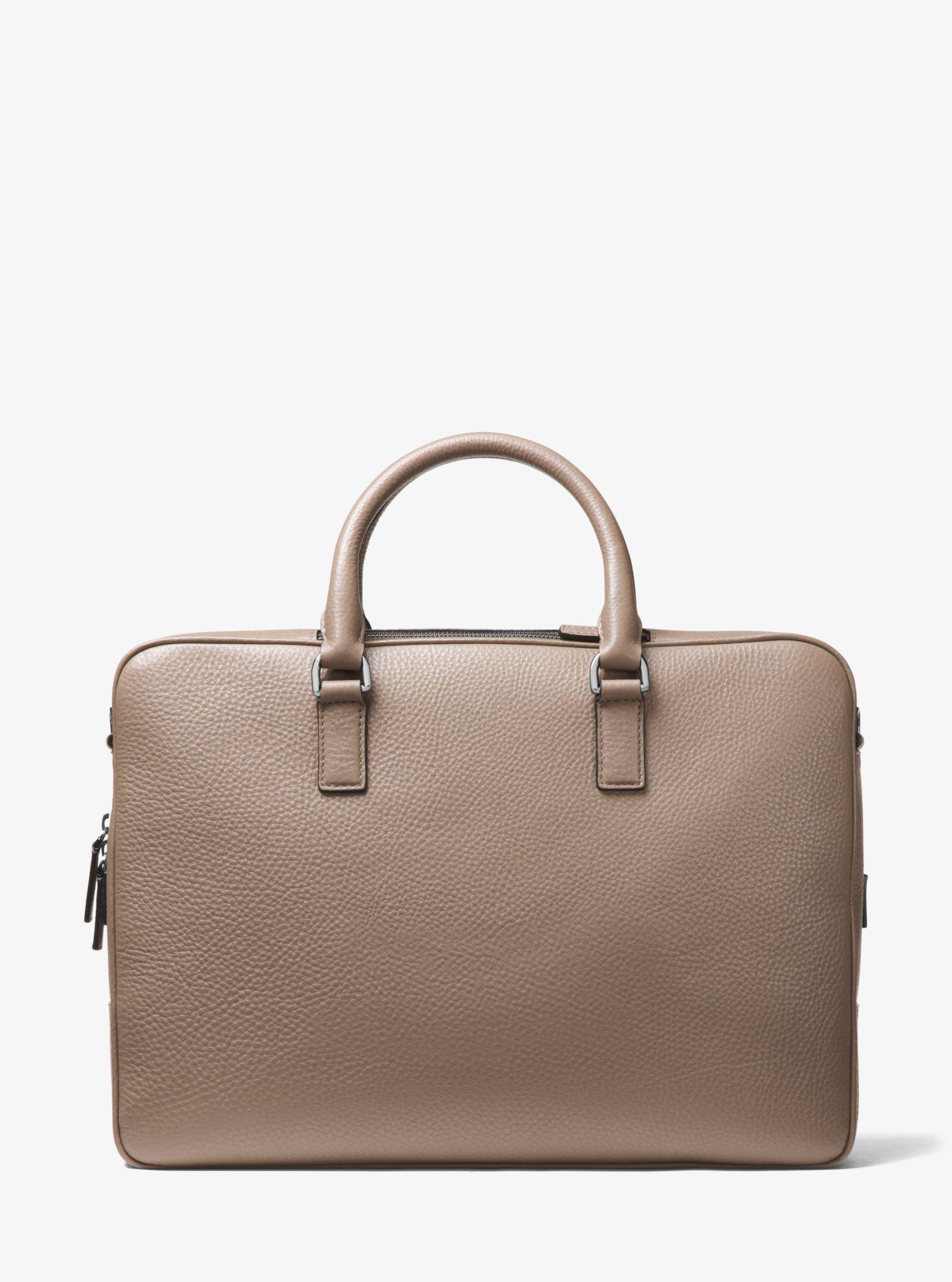 bryant large leather briefcase