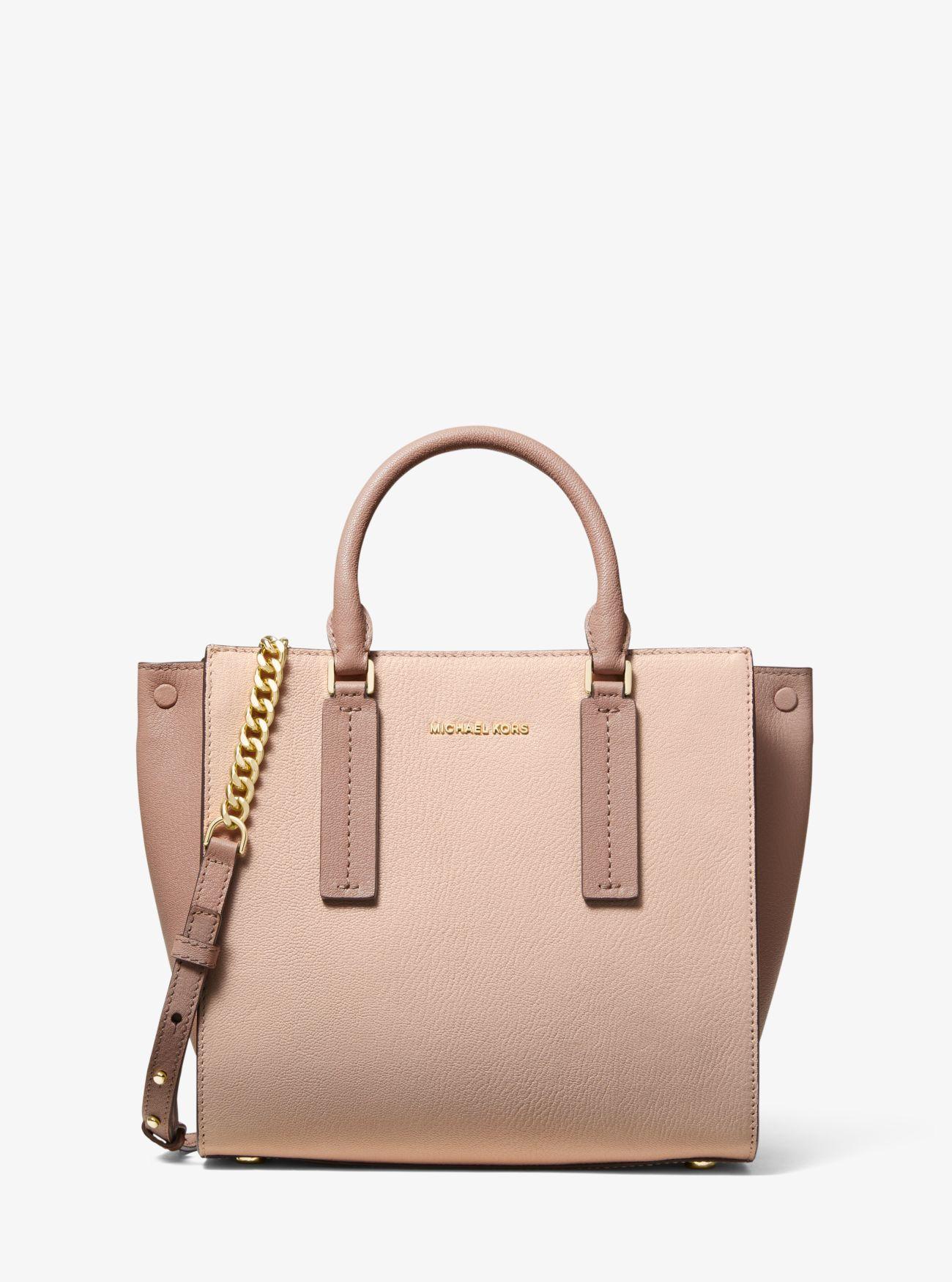 Borsa a mano Mercer Medium in pelle martellata Michael Michael Kors |  Bagalier.com