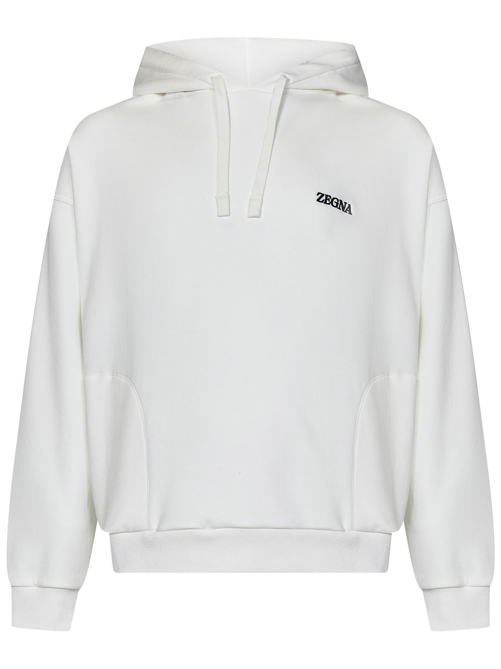 スウェット・トレーナー Z Zegna N6MH01830 Sweatshirts Sweaters White White #UseTheExisting™ Cotton T-shirt SS25 22383351 | Zegna US