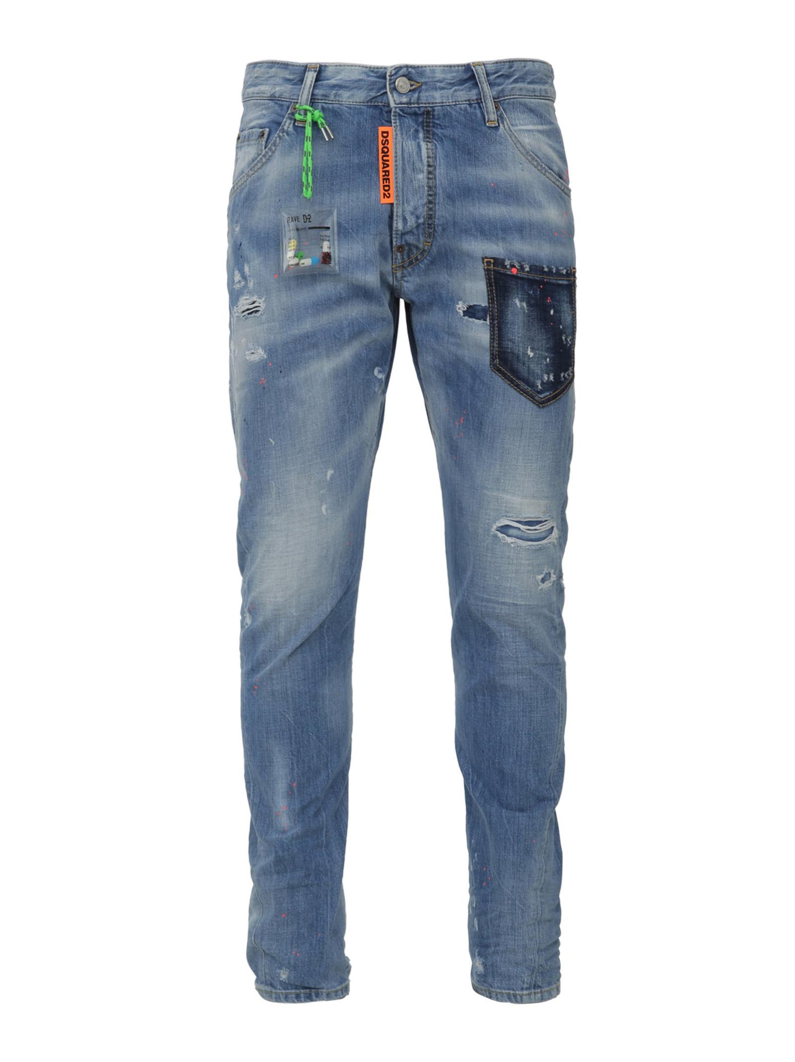 dsquared rave on jeans
