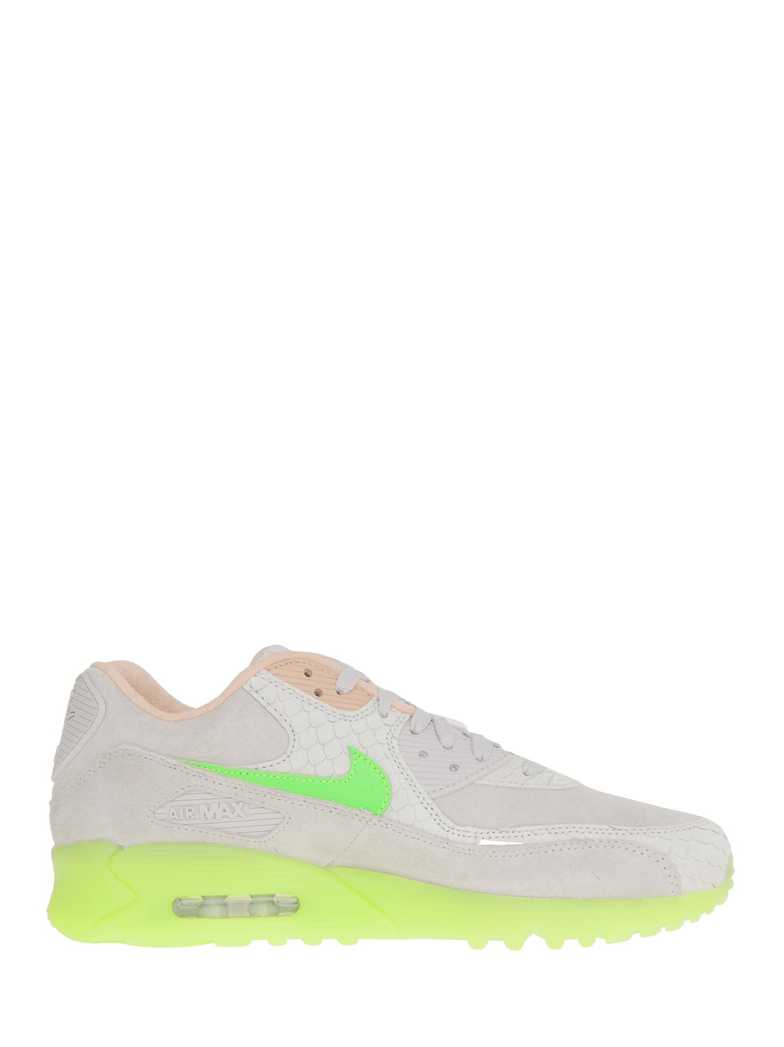Air Max 90 New Species In Grey Suede With Tonal Scales And Neon Green Sole. for Men | Lyst UK